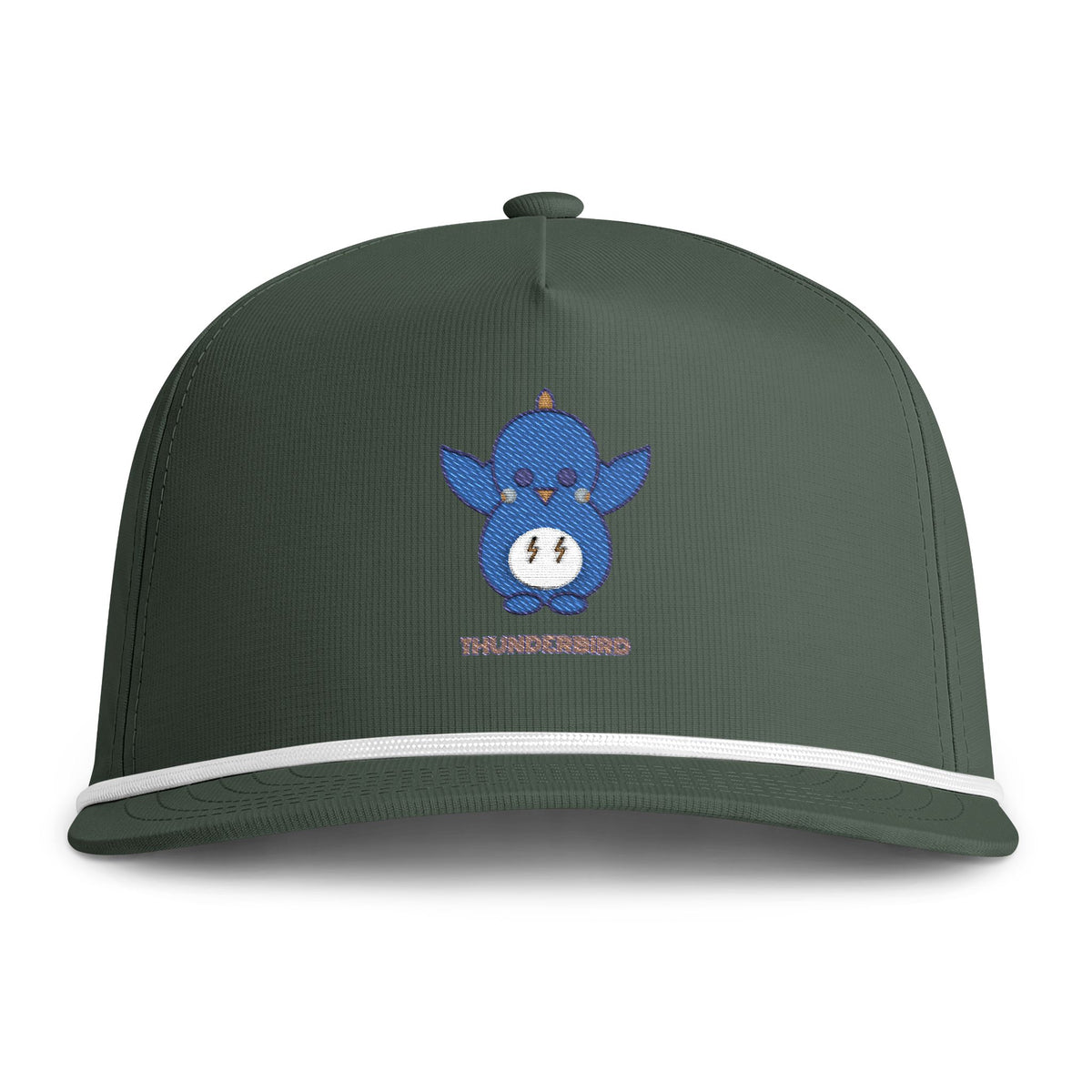 Cute Thunderbird Embroidered Baseball Hat — Sunwashed Rope Cap
