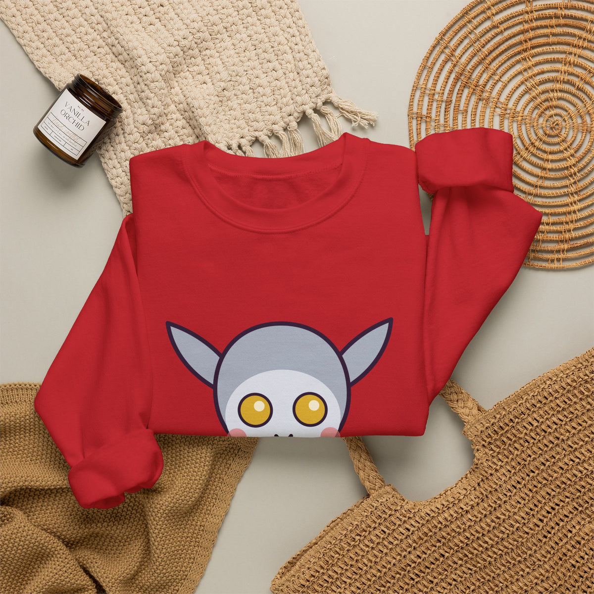 Cute Hopkinsville Goblin Unisex Graphic Pullover Sweatshirt