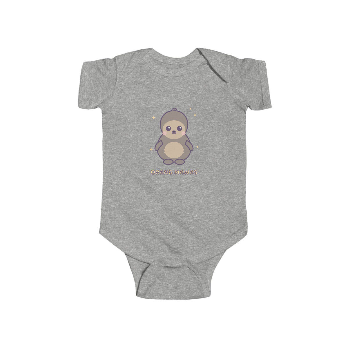 Orang Mawas Baby Bodysuit - Cute Orang Mawas Infant Onesie
