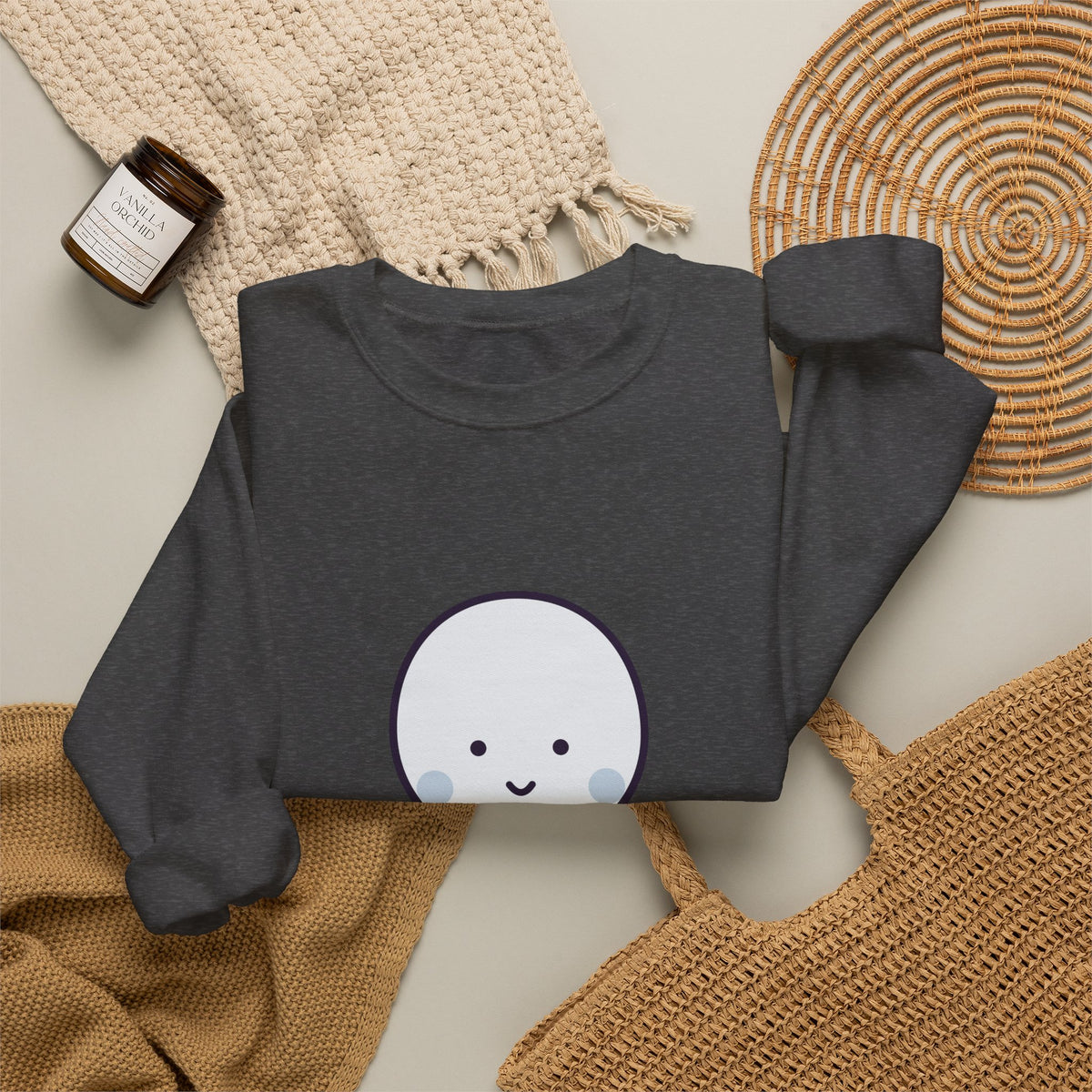 Cute Ningen Unisex Graphic Pullover Sweatshirt