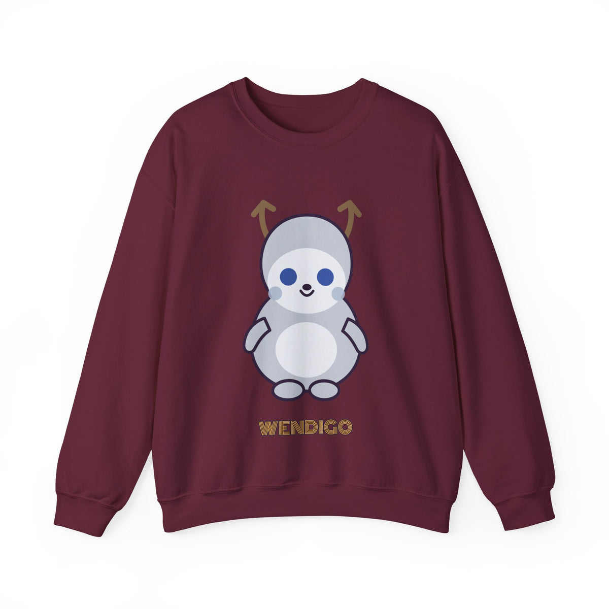 Cute Wendigo Unisex Graphic Pullover Sweatshirt