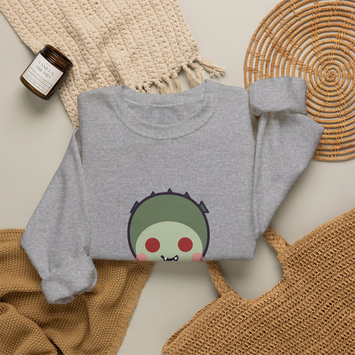 Cute Chupacabra Unisex Graphic Pullover Sweatshirt