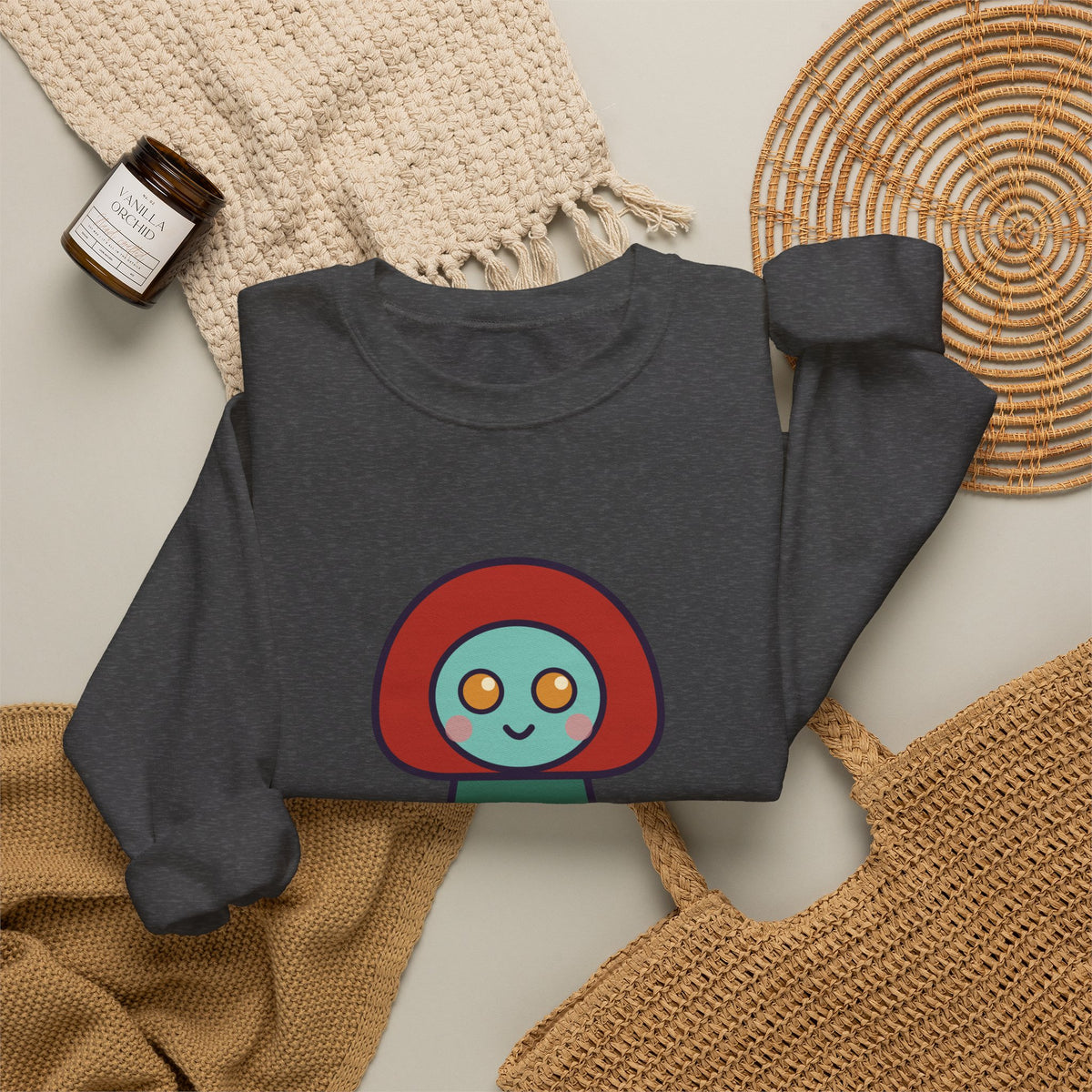 Cute Flatwoods Monster Unisex Graphic Pullover Sweatshirt