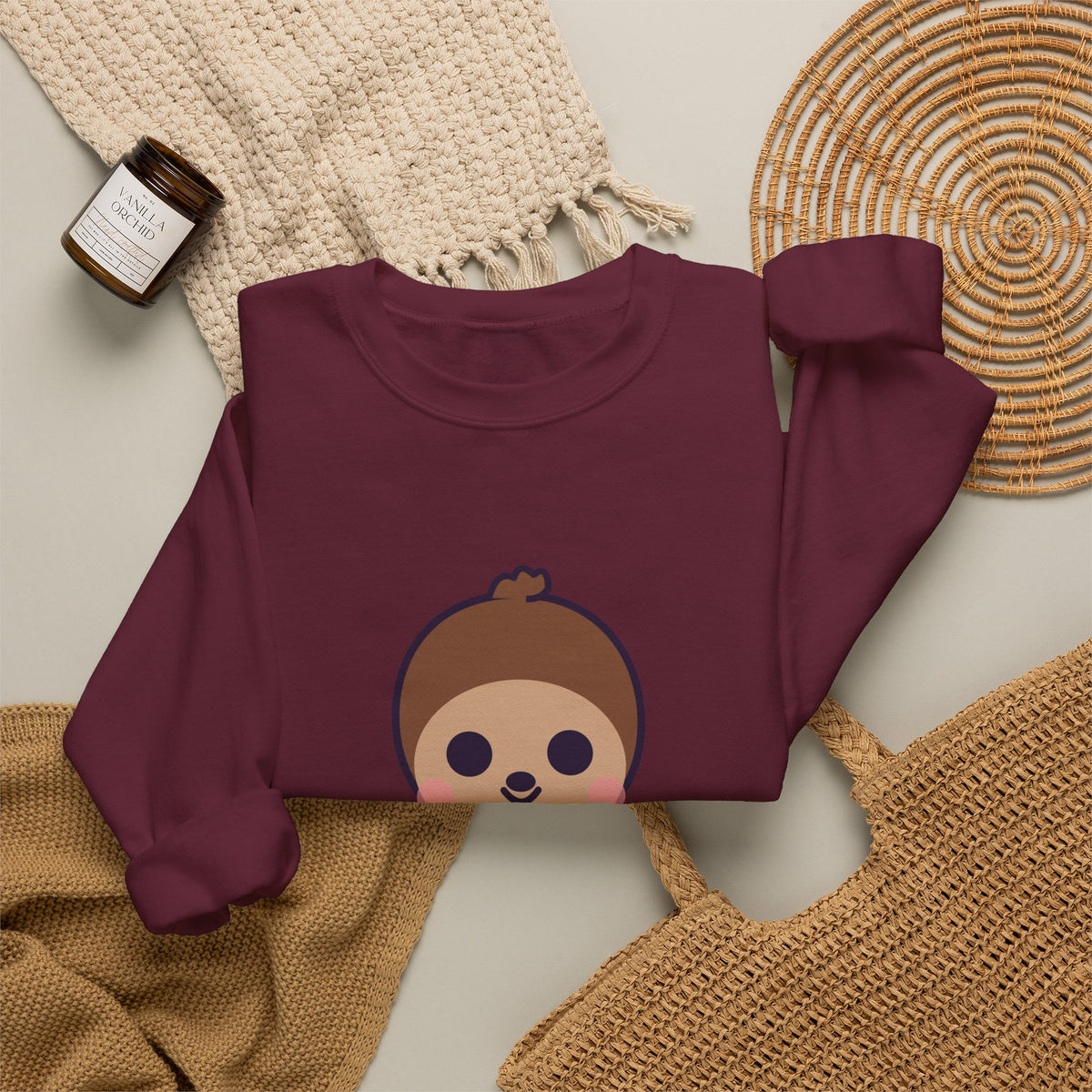 Cute Bigfoot Unisex Graphic Pullover Sweatshirt