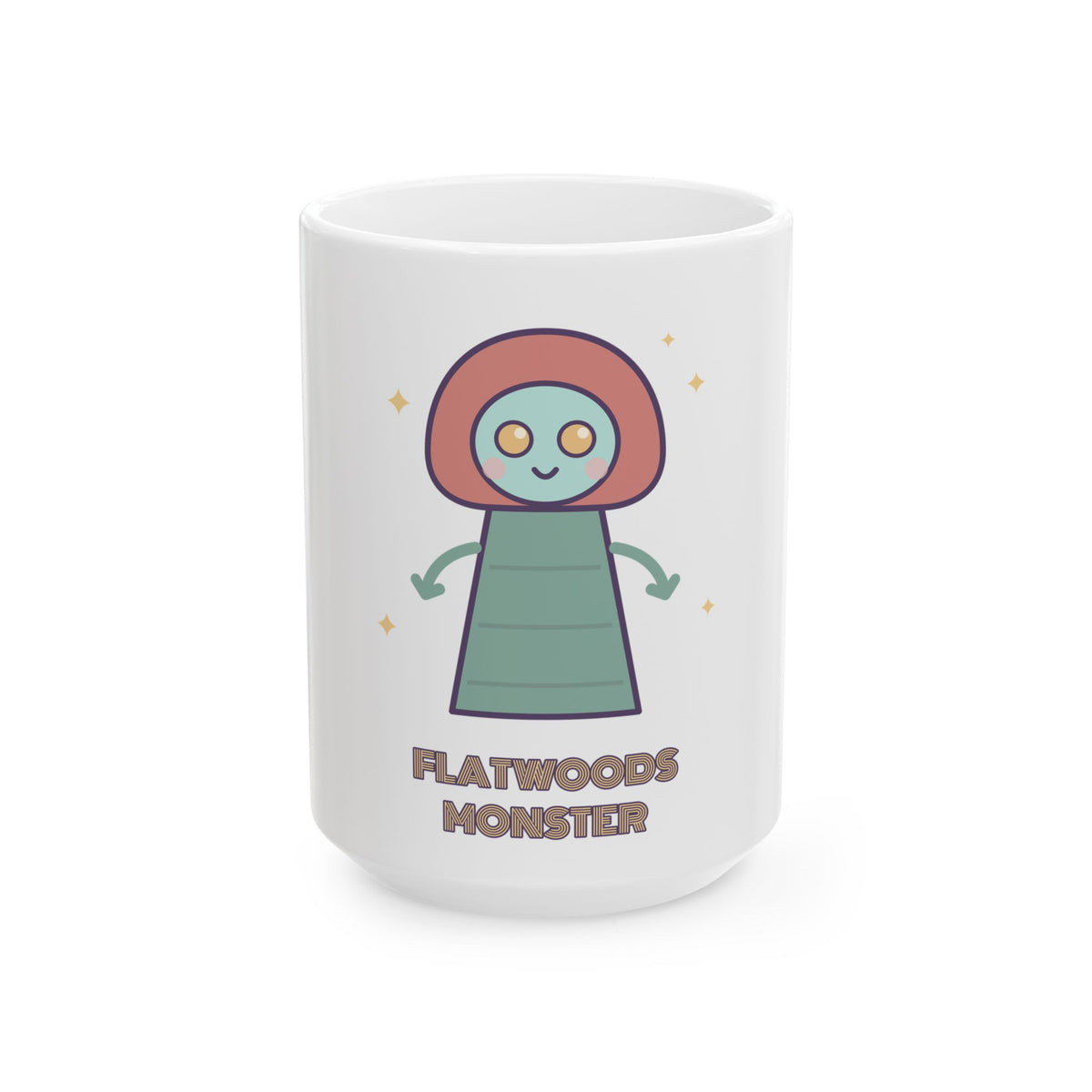 FLATWOODS MONSTER Cute Cryptid Ceramic Mug
