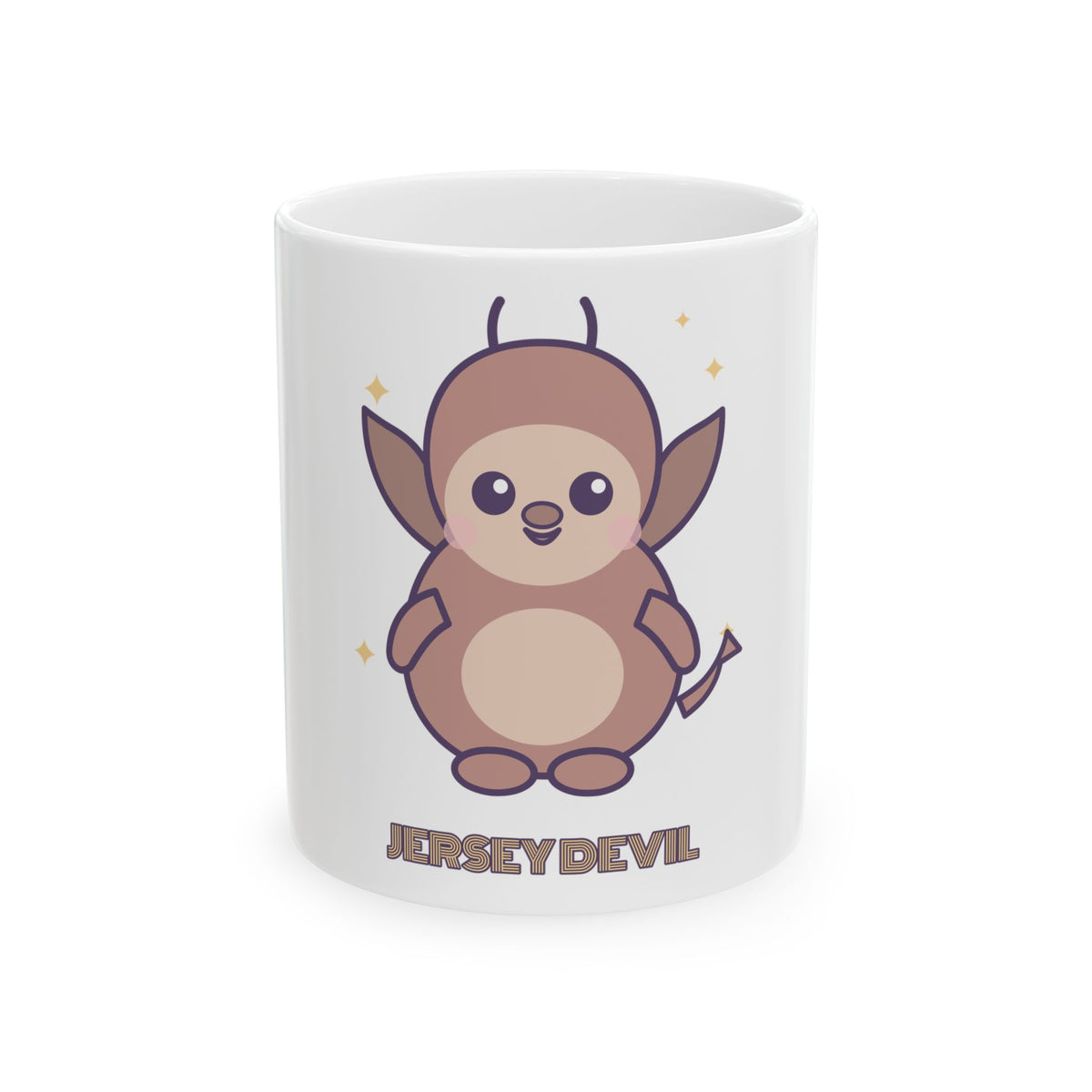 JERSEY DEVIL Cute Cryptid Ceramic Mug