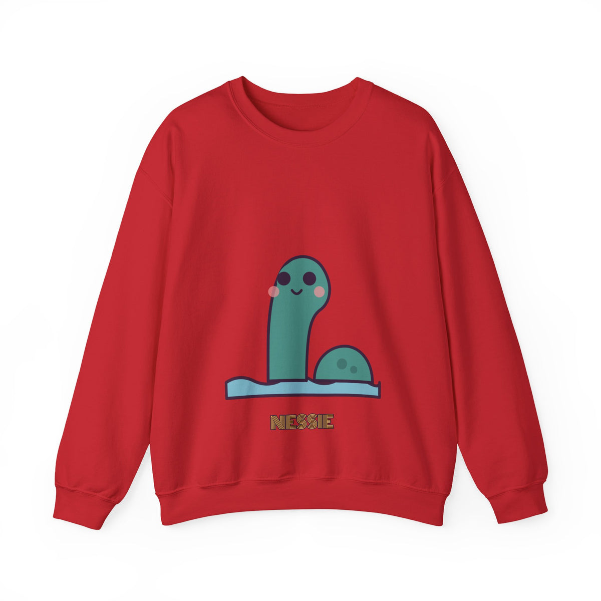 Cute Nessie Unisex Graphic Pullover Sweatshirt