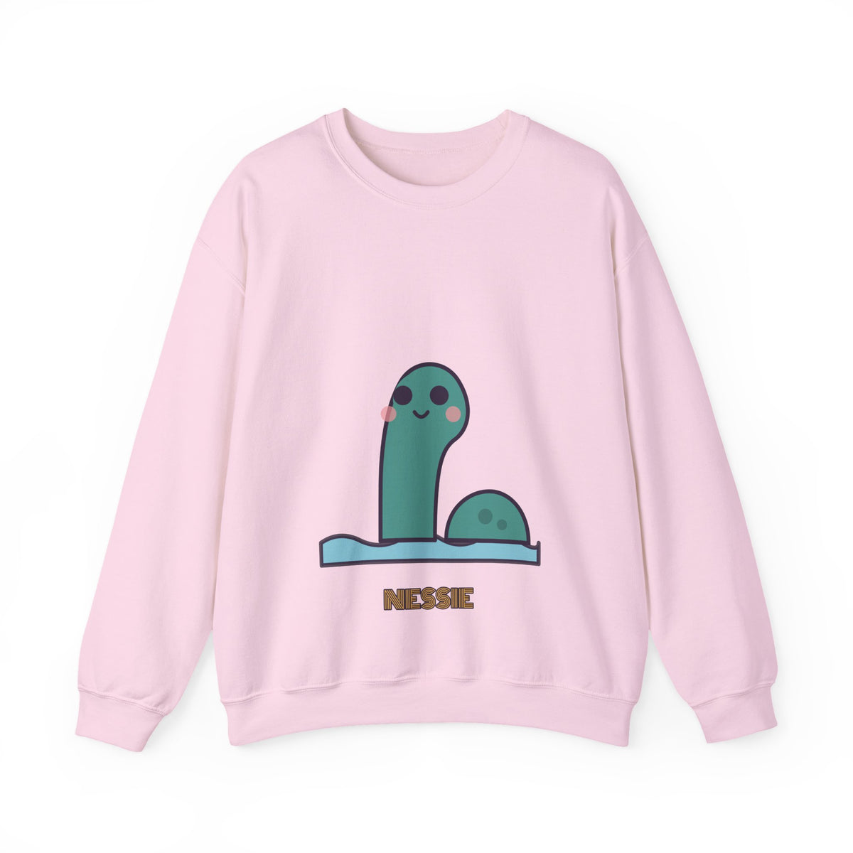 Cute Nessie Unisex Graphic Pullover Sweatshirt