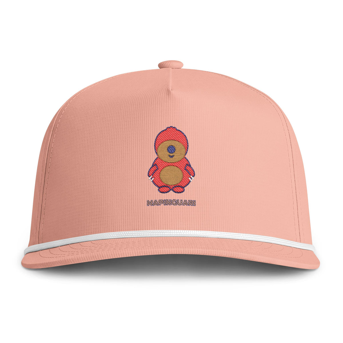 Cute Mapinguari Embroidered Baseball Hat — Sunwashed Rope Cap