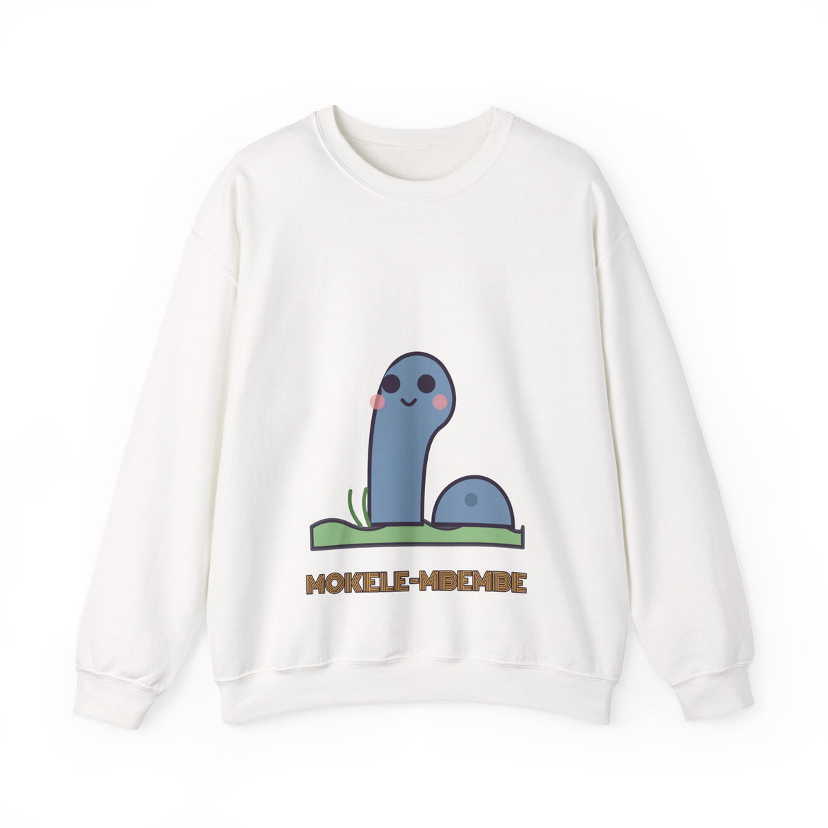 Cute Mokele Mbembe Unisex Graphic Pullover Sweatshirt