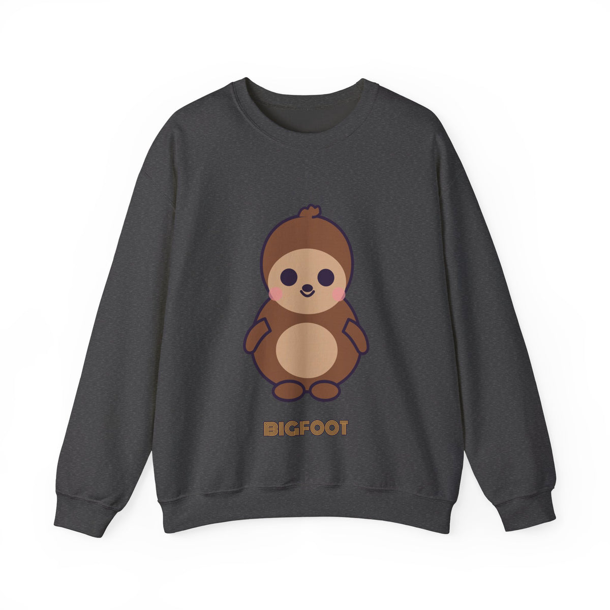 Cute Bigfoot Unisex Graphic Pullover Sweatshirt