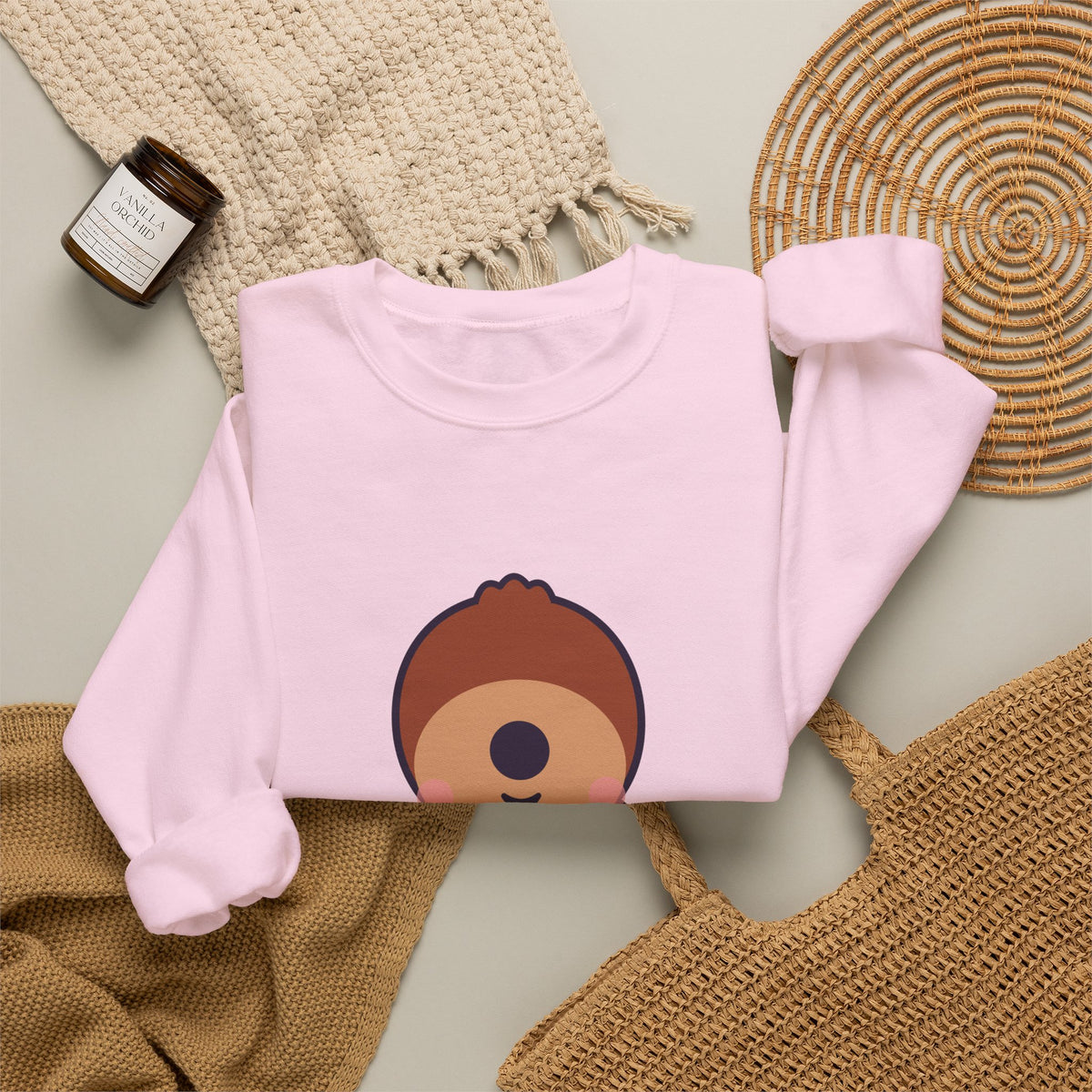 Cute Mapinguari Unisex Graphic Pullover Sweatshirt