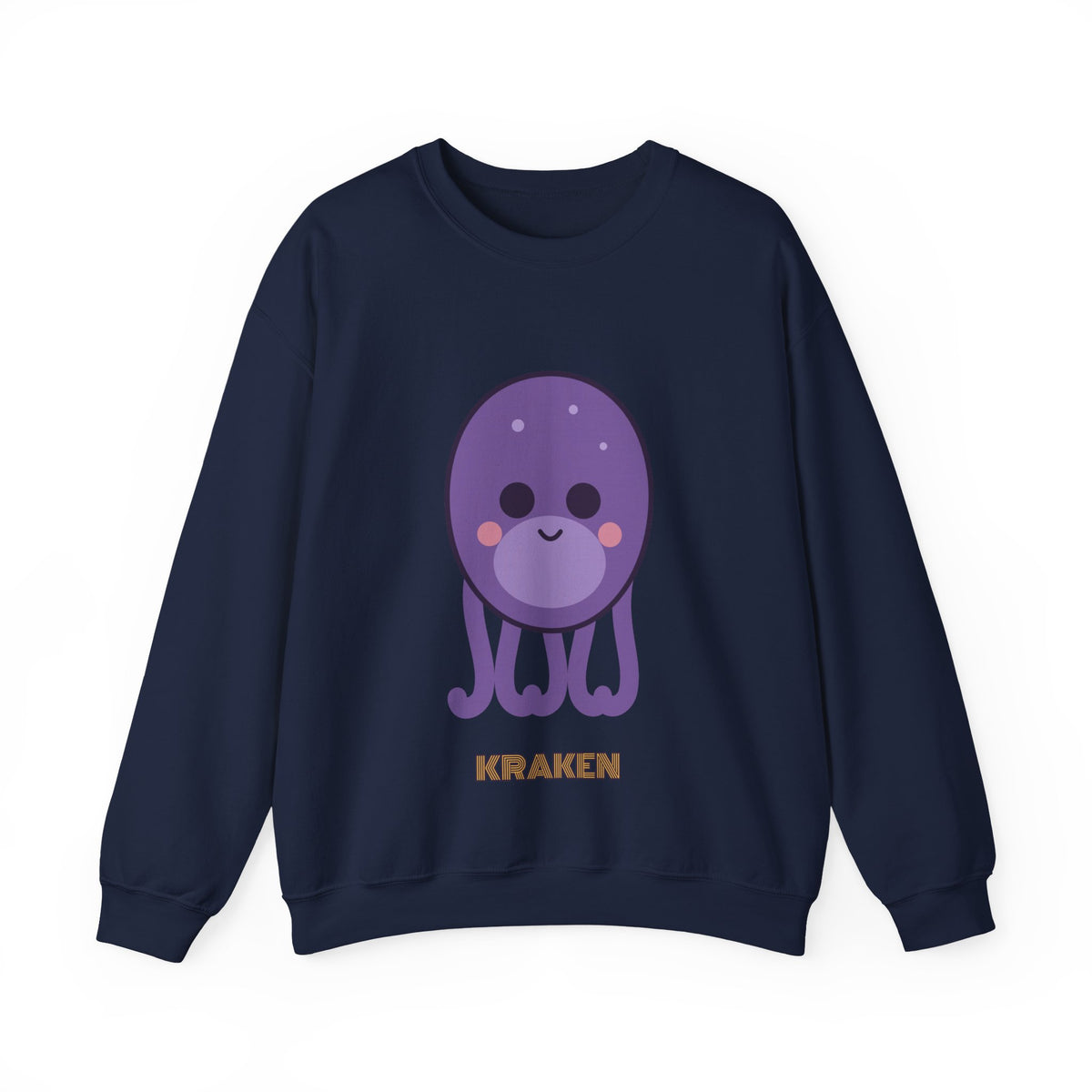Cute Kraken Unisex Graphic Pullover Sweatshirt