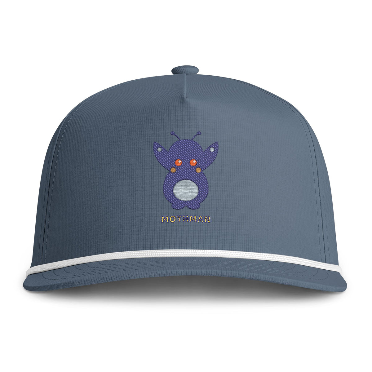 Sunwashed Rope Cap — Cute Mothman Embroidered Baseball Hat