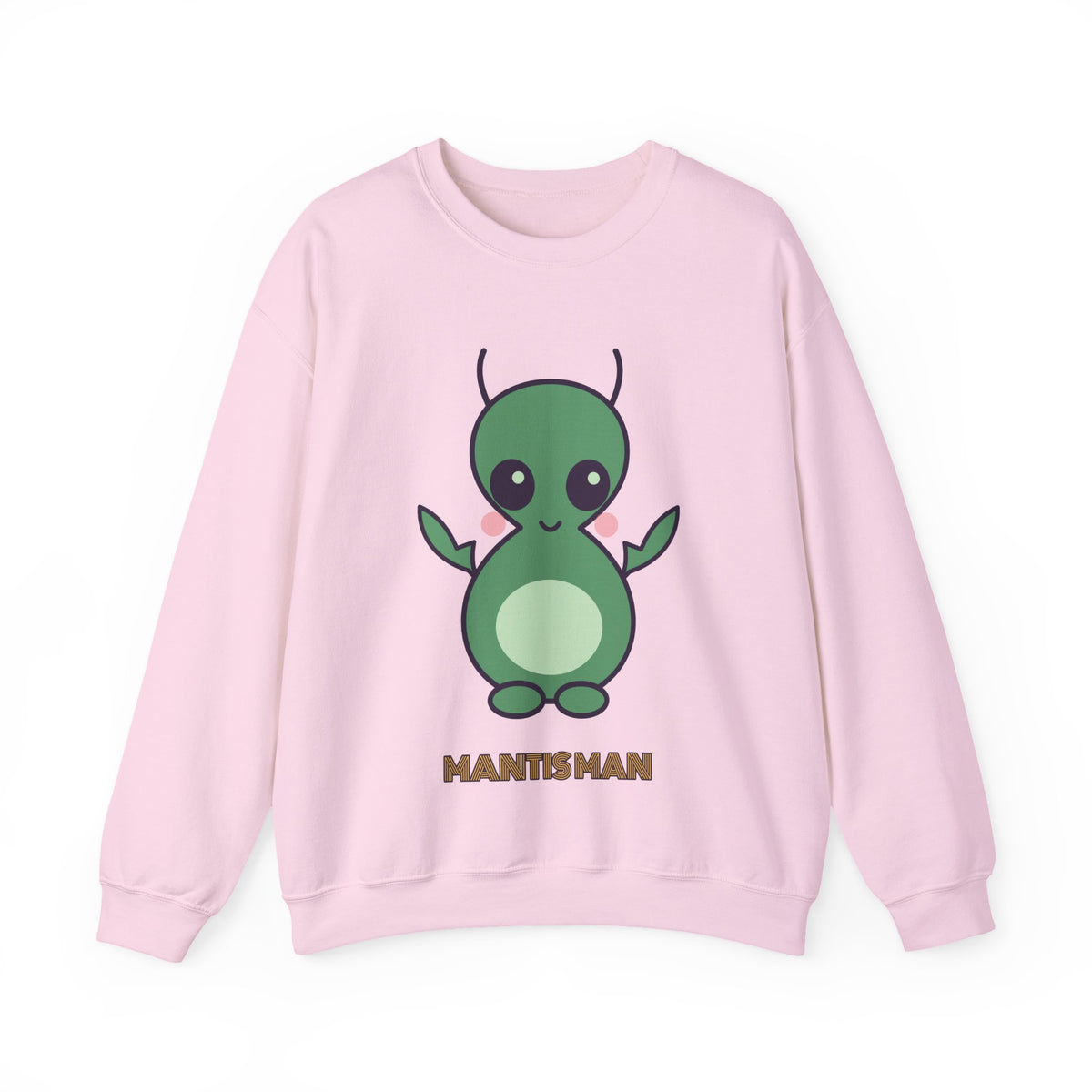 Cute Mantis Man Unisex Graphic Pullover Sweatshirt