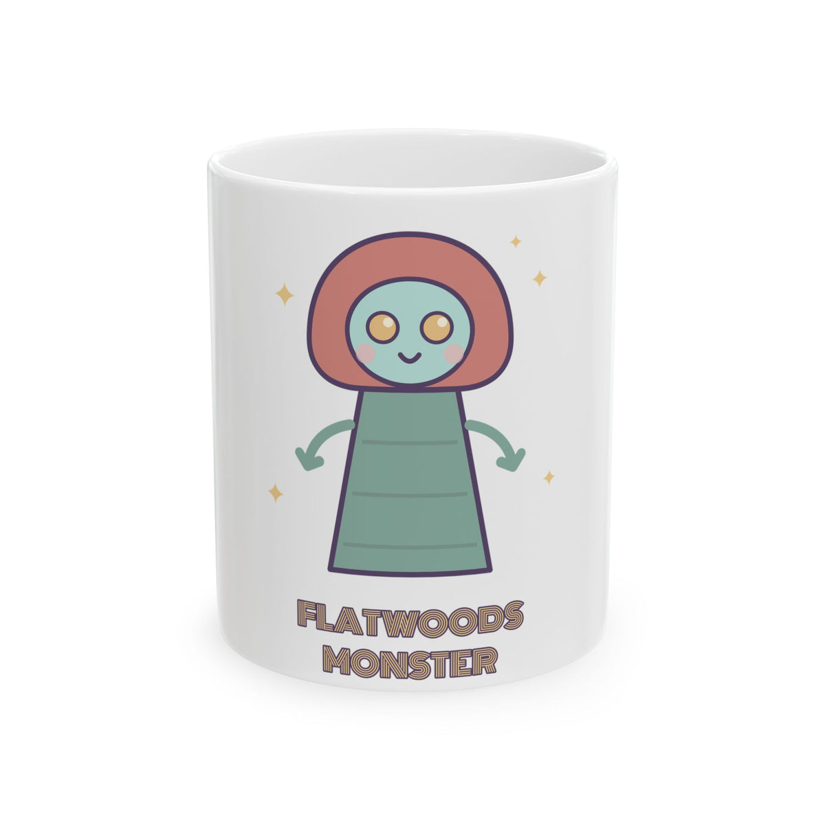 FLATWOODS MONSTER Cute Cryptid Ceramic Mug