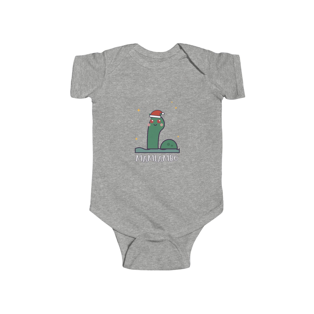 Mamlambo Christmas Baby Bodysuit - Cute Santa Mamlambo Infant Onesie