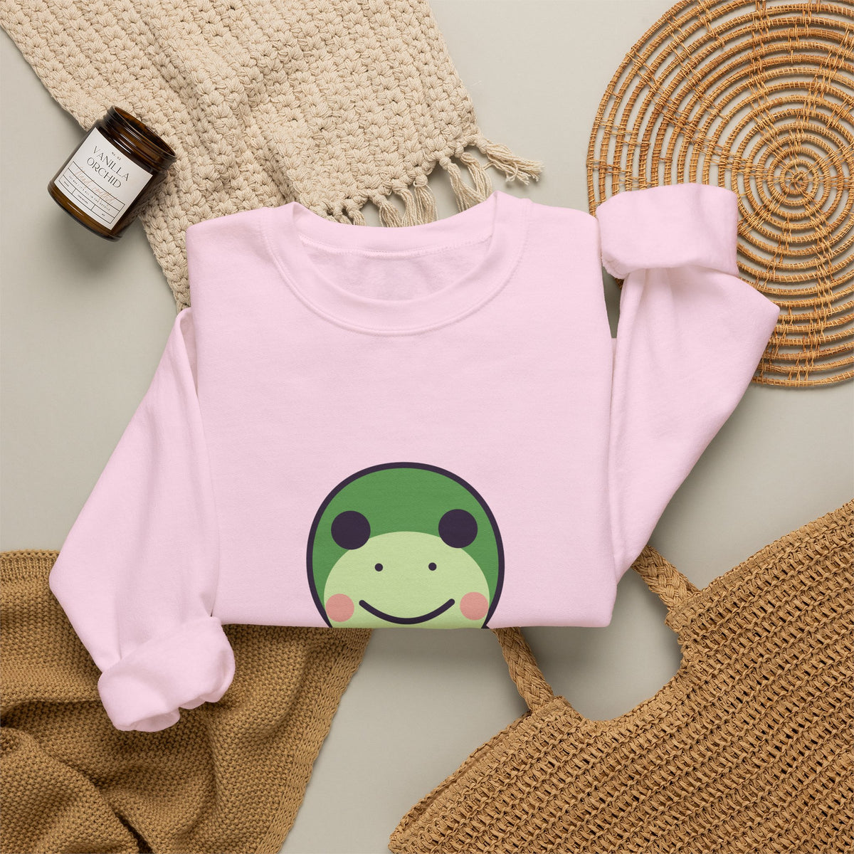 Cute Loveland Frogman Unisex Graphic Pullover Sweatshirt