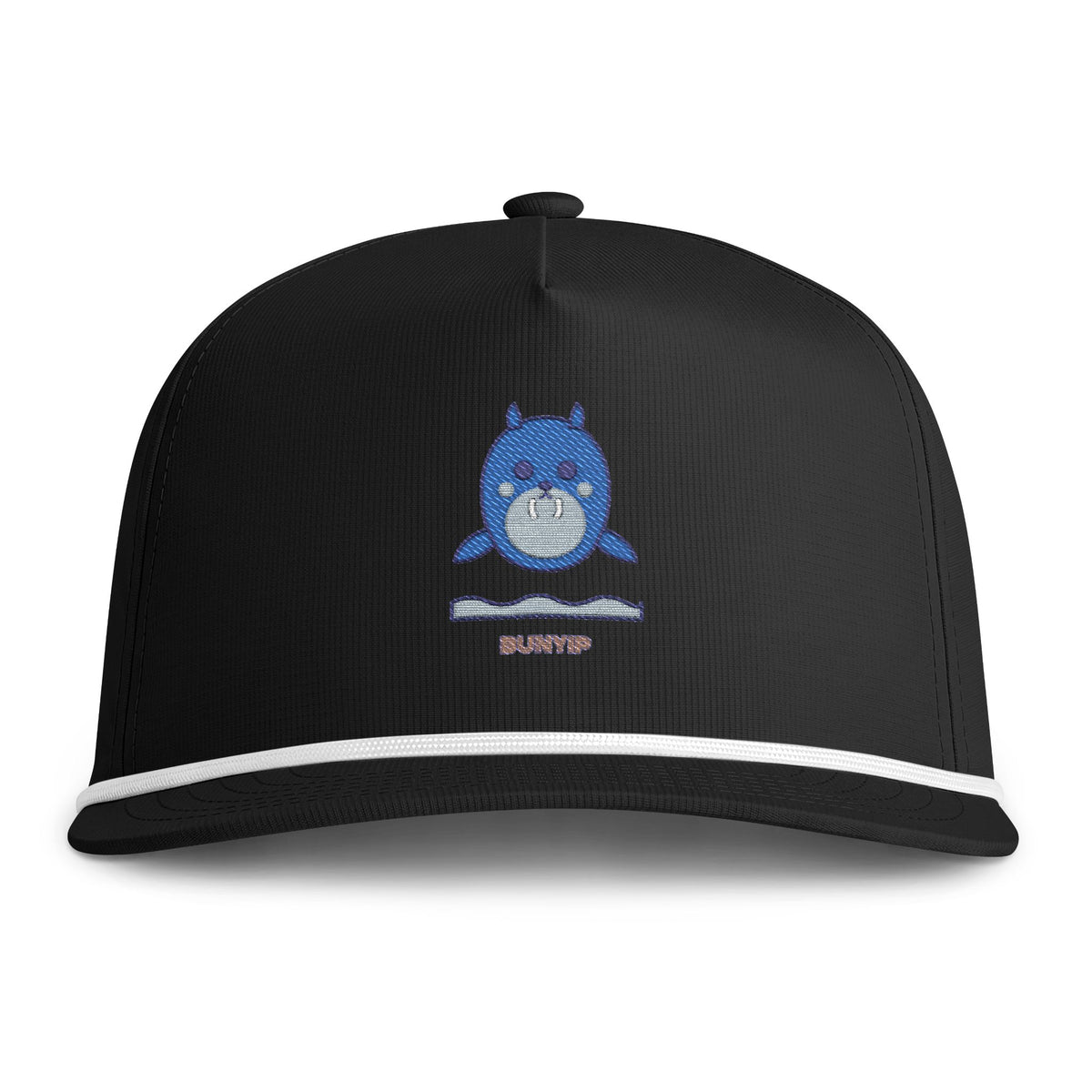 Cute Bunyip Embroidered Baseball Hat — Sunwashed Rope Cap
