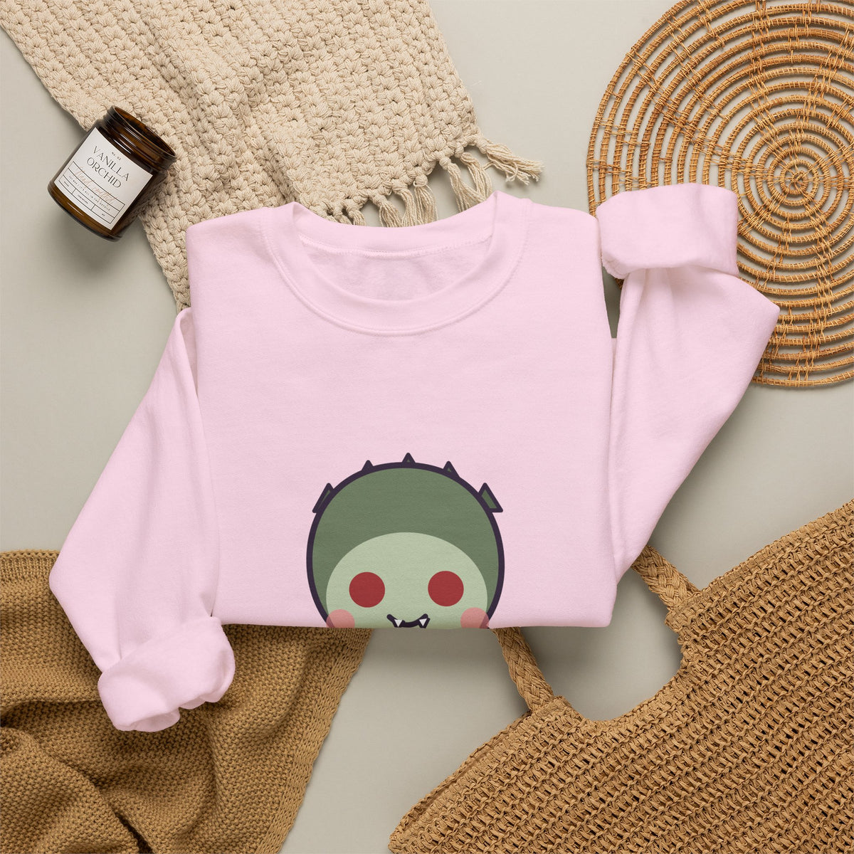 Cute Chupacabra Unisex Graphic Pullover Sweatshirt
