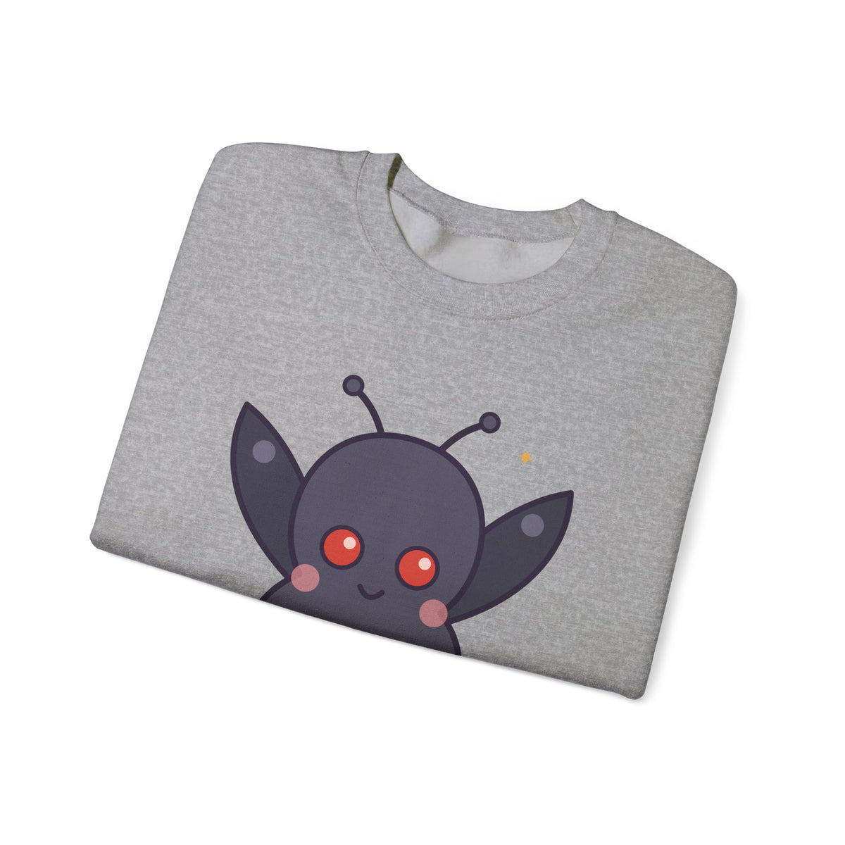 Cute Mothman Graphic Pullover Sweatshirt