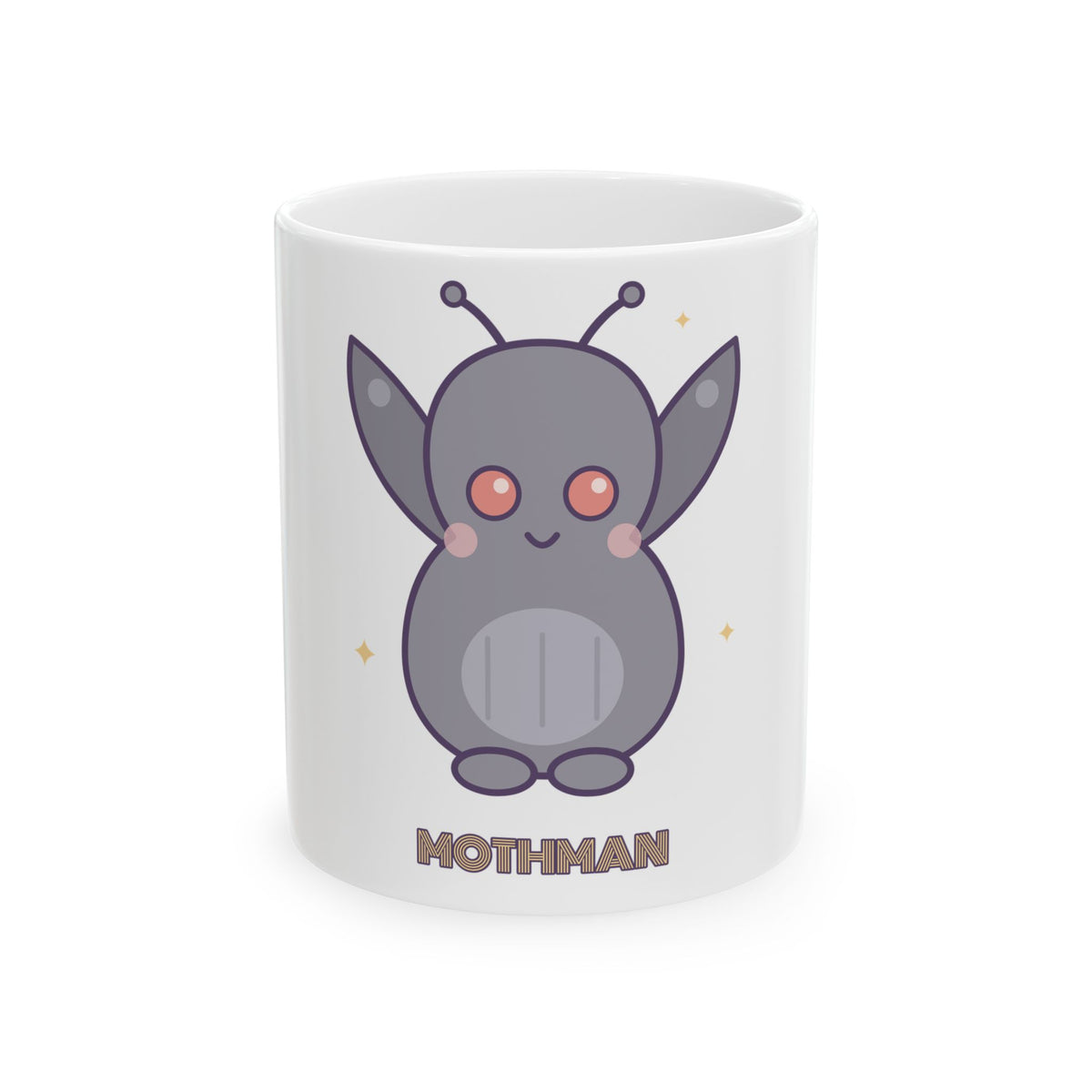 MOTHMAN Cute Cryptid Ceramic Mug