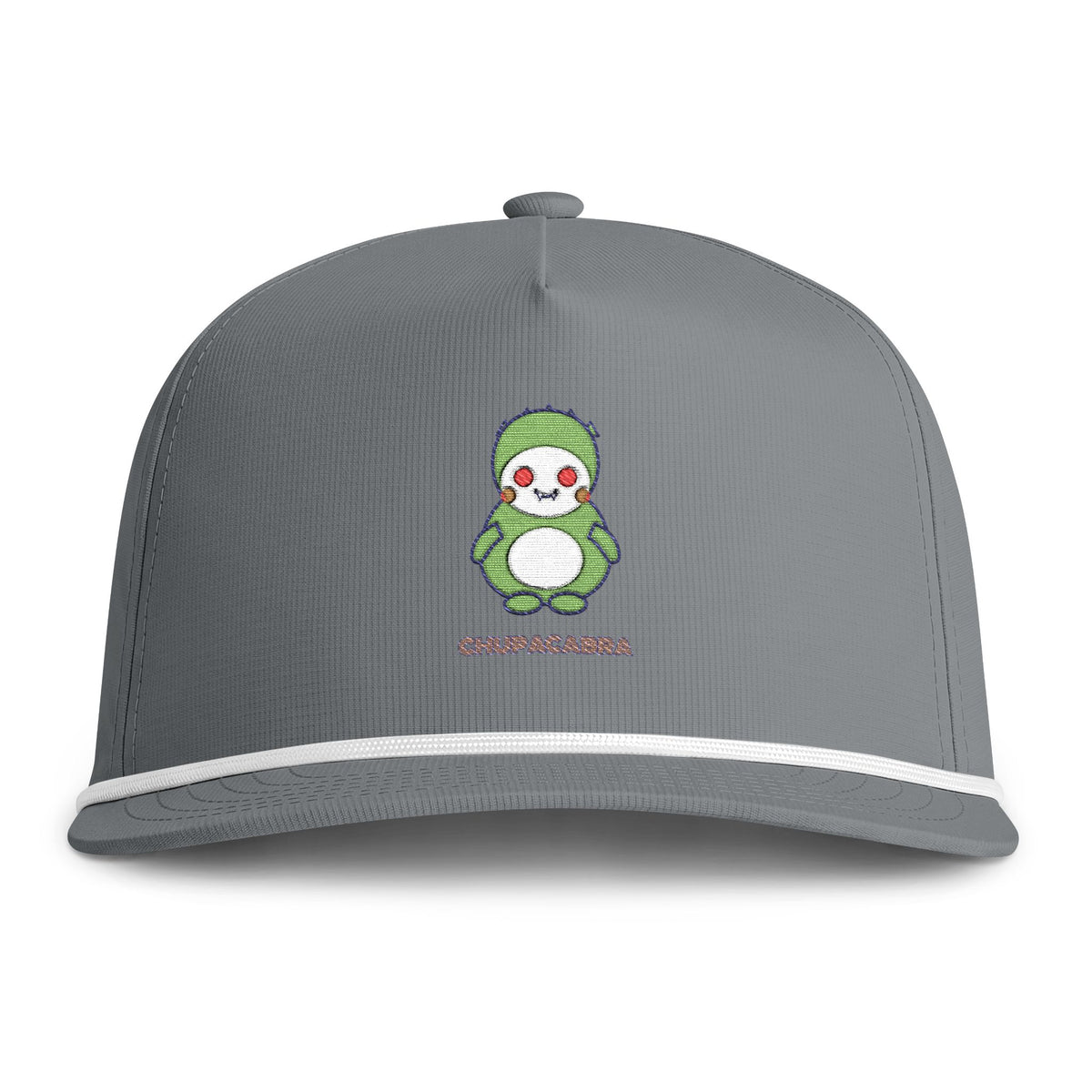 Cute Chupacabra Embroidered Baseball Hat — Sunwashed Rope Cap