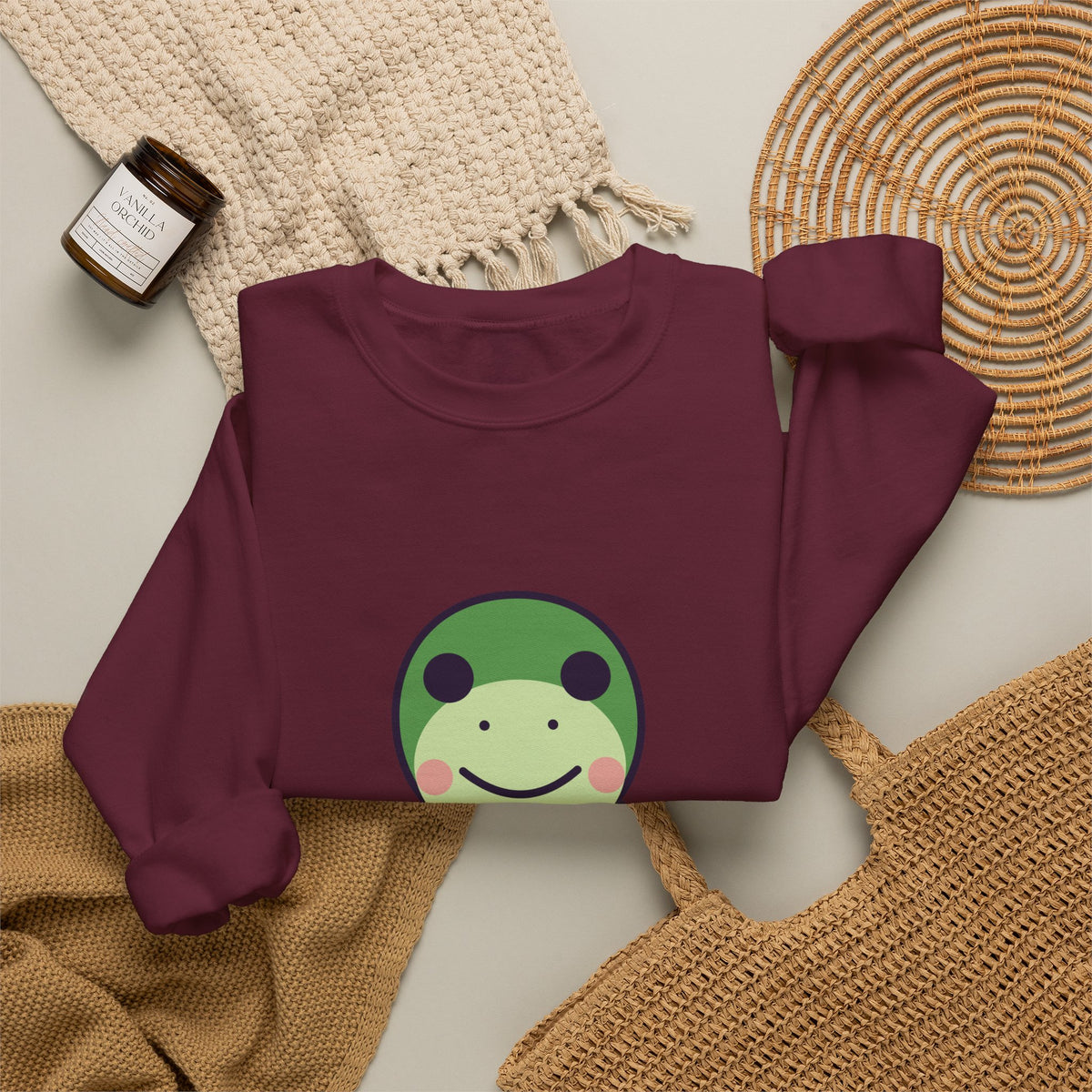 Cute Loveland Frogman Unisex Graphic Pullover Sweatshirt