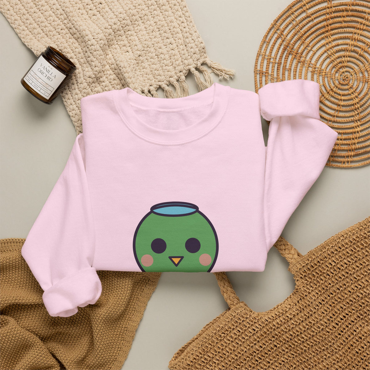Cute Kappa Unisex Graphic Pullover Sweatshirt