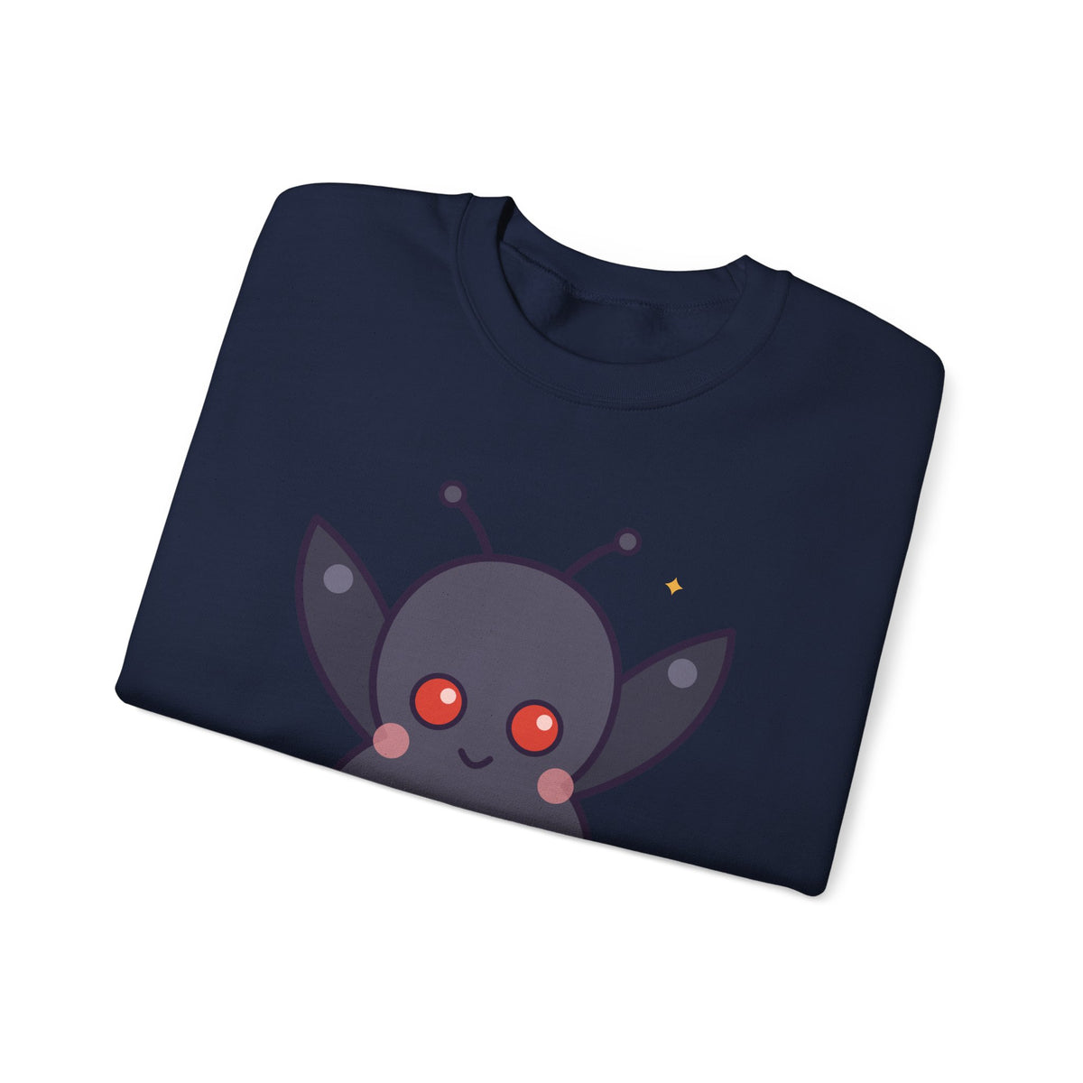 Cute Mothman Graphic Pullover Sweatshirt