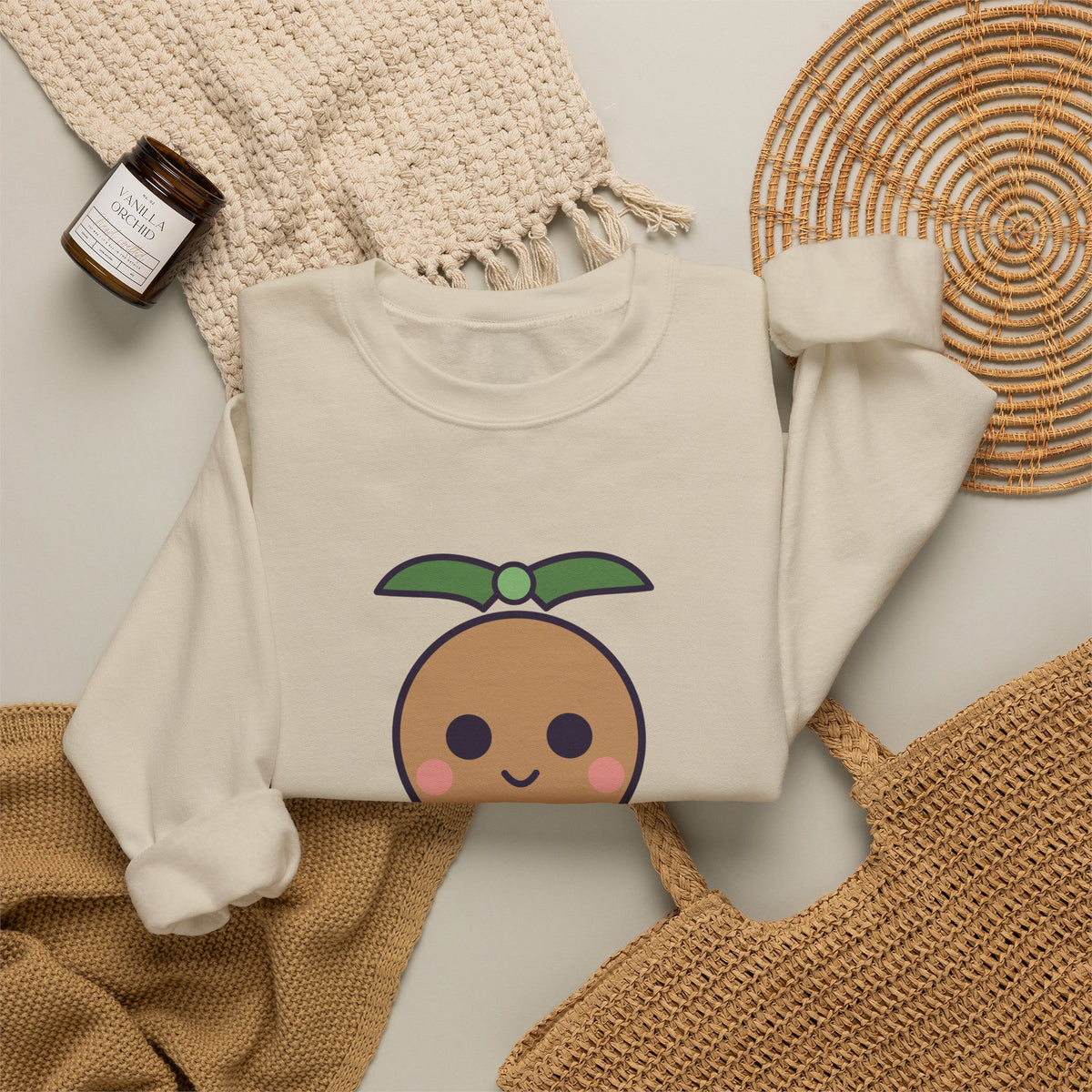 Cute Chaneque Unisex Graphic Pullover Sweatshirt