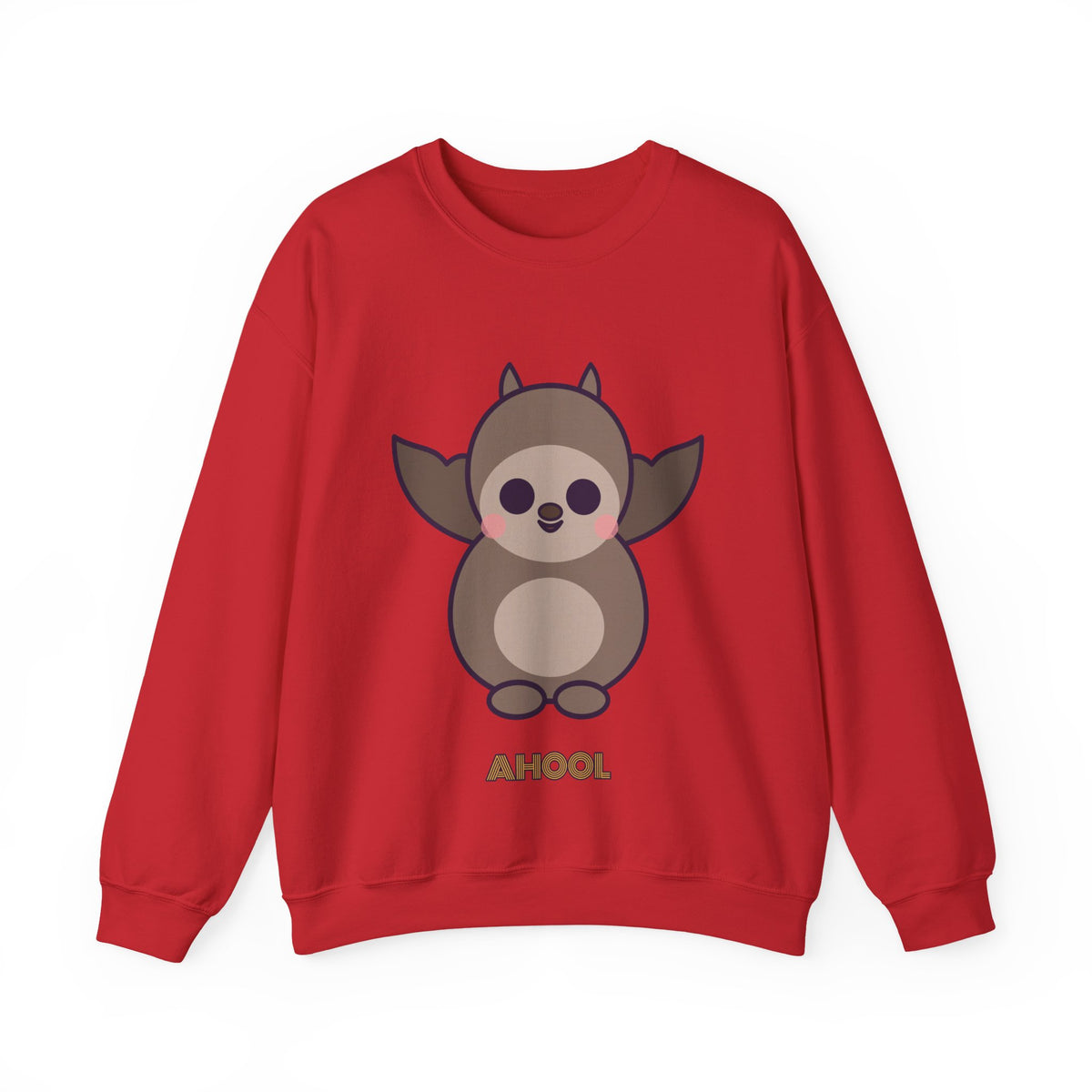 Cute Ahool Unisex Graphic Pullover Sweatshirt