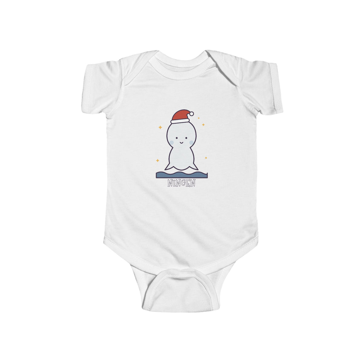 Ningen Christmas Baby Bodysuit - Cute Santa Ningen Infant Onesie