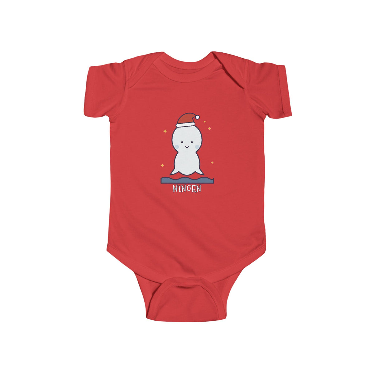 Ningen Christmas Baby Bodysuit - Cute Santa Ningen Infant Onesie