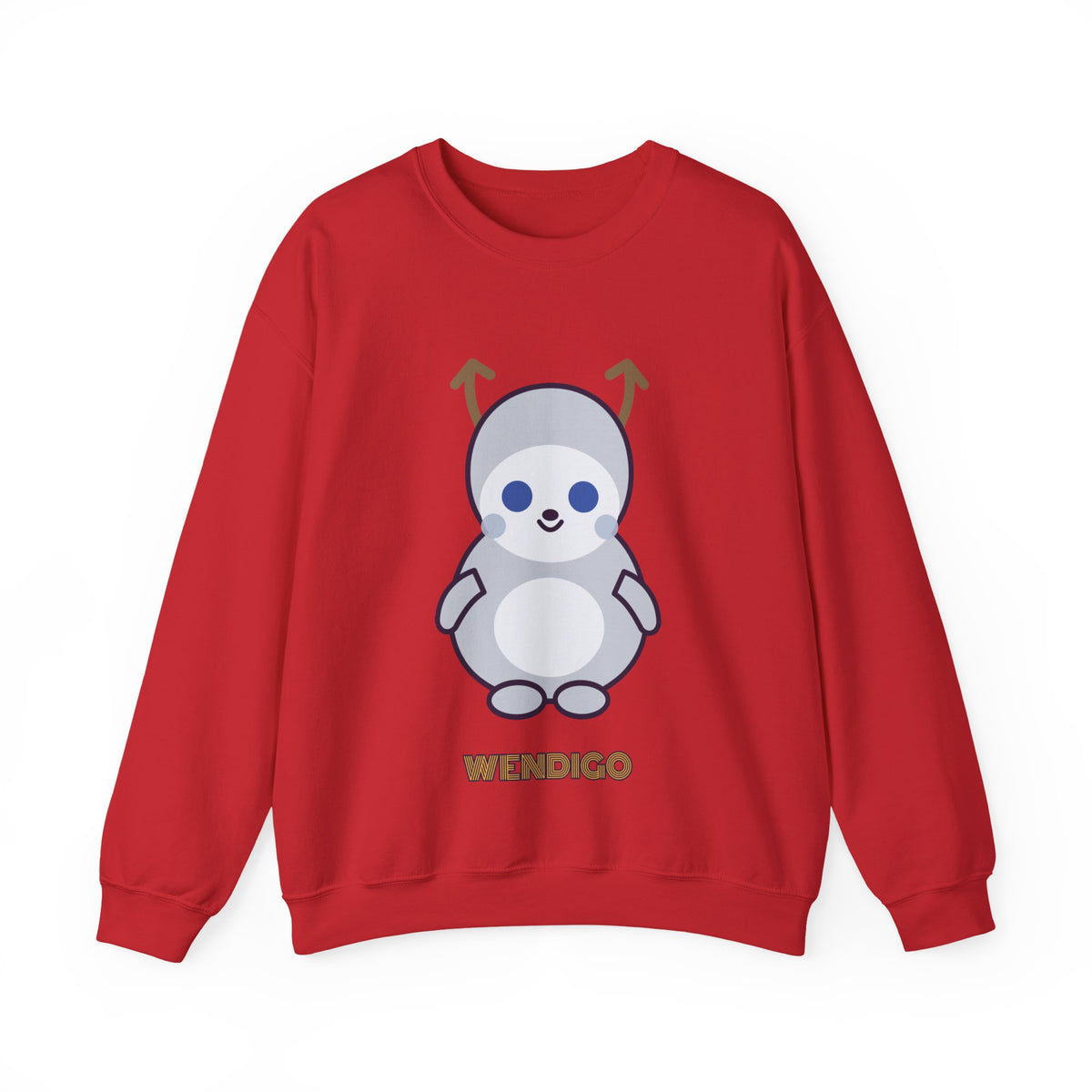 Cute Wendigo Unisex Graphic Pullover Sweatshirt