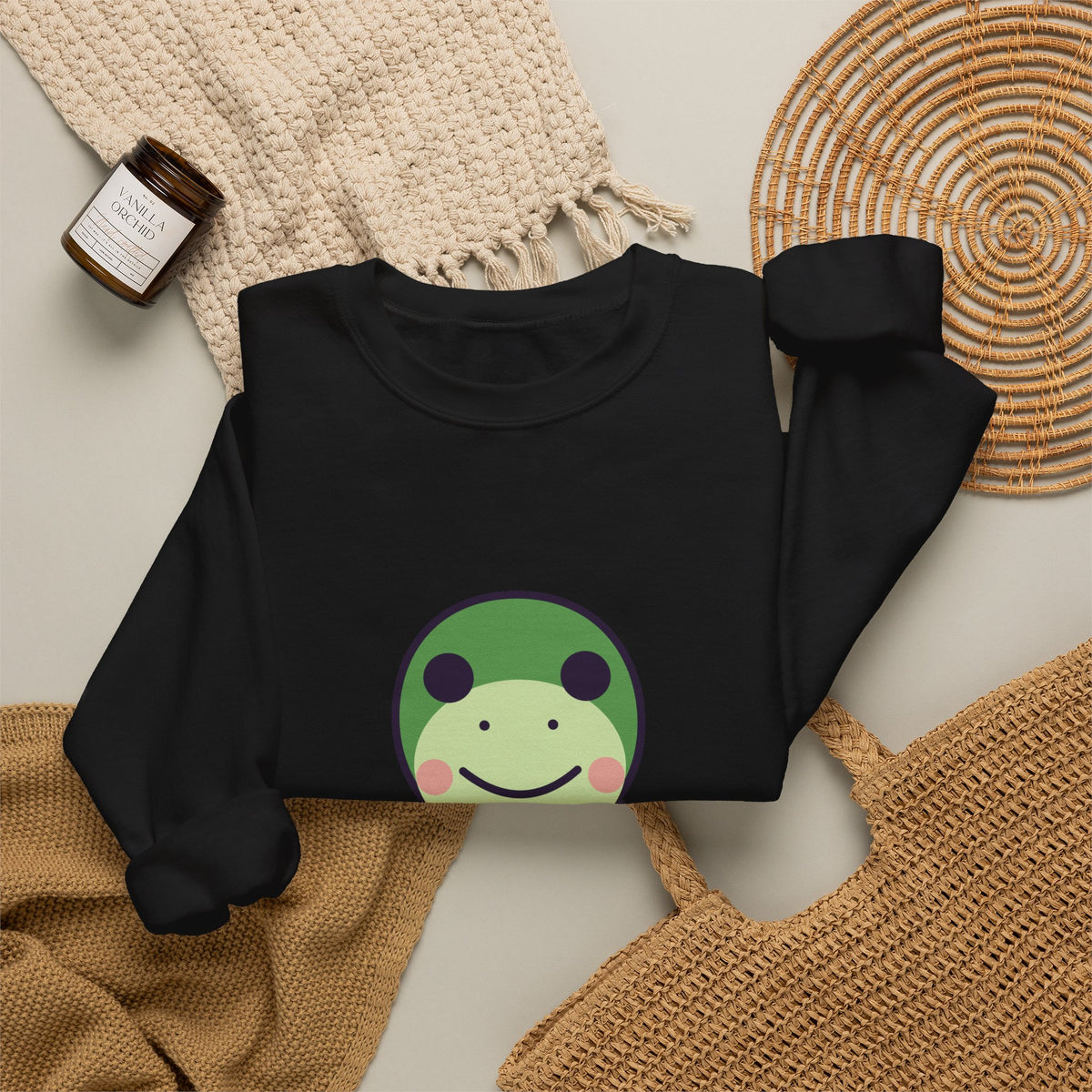 Cute Loveland Frogman Unisex Graphic Pullover Sweatshirt