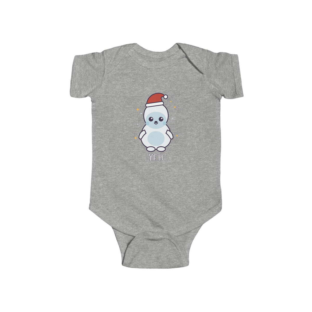 Yeti Christmas Baby Bodysuit - Cute Santa Yeti Infant Onesie