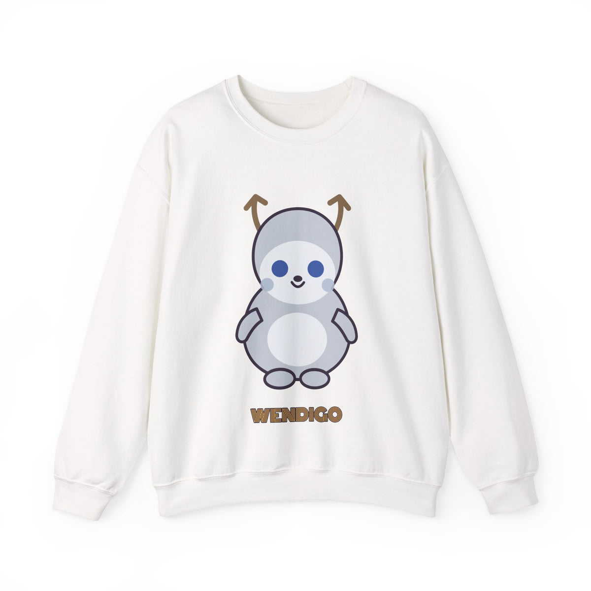 Cute Wendigo Unisex Graphic Pullover Sweatshirt