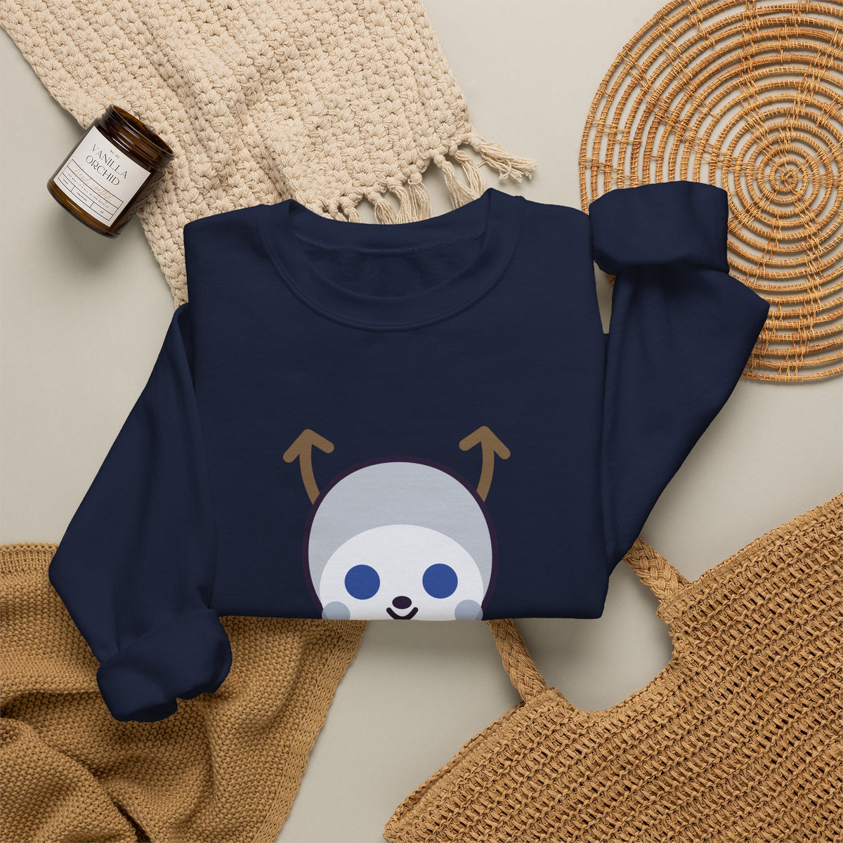 Cute Wendigo Unisex Graphic Pullover Sweatshirt