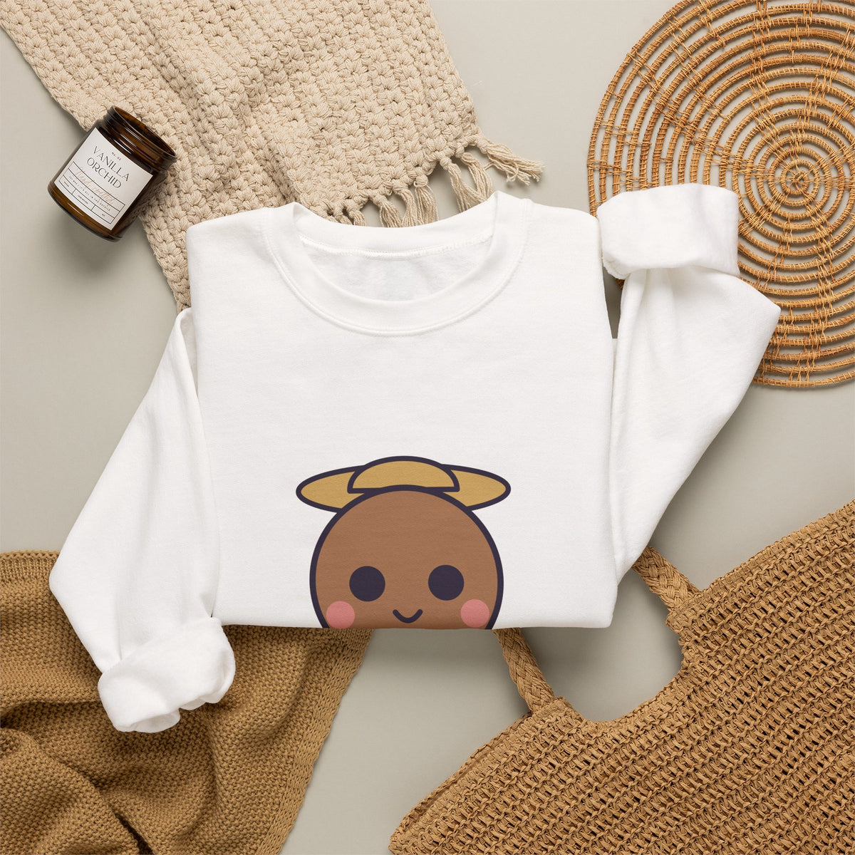 Cute Alux Unisex Graphic Pullover Sweatshirt