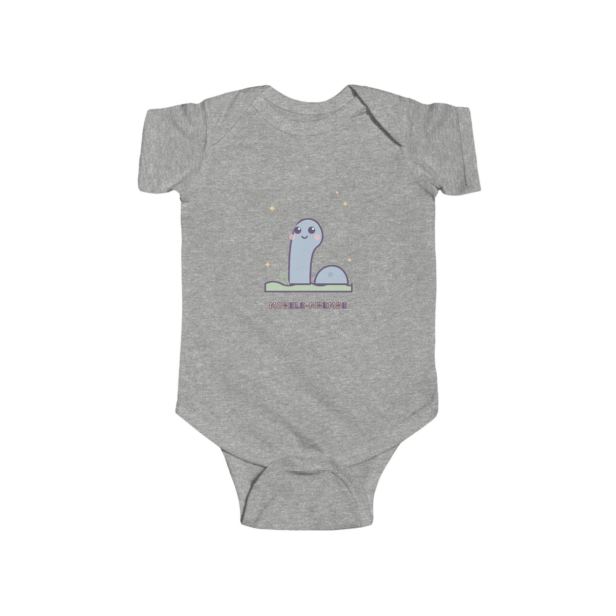 Mokele-Mbembe Baby Bodysuit - Cute Mokele-Mbembe Infant Onesie