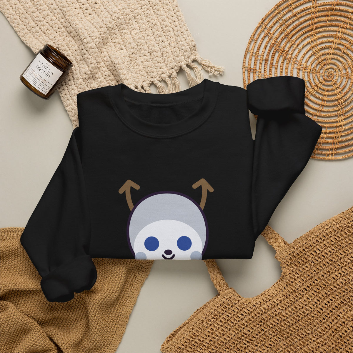 Cute Wendigo Unisex Graphic Pullover Sweatshirt