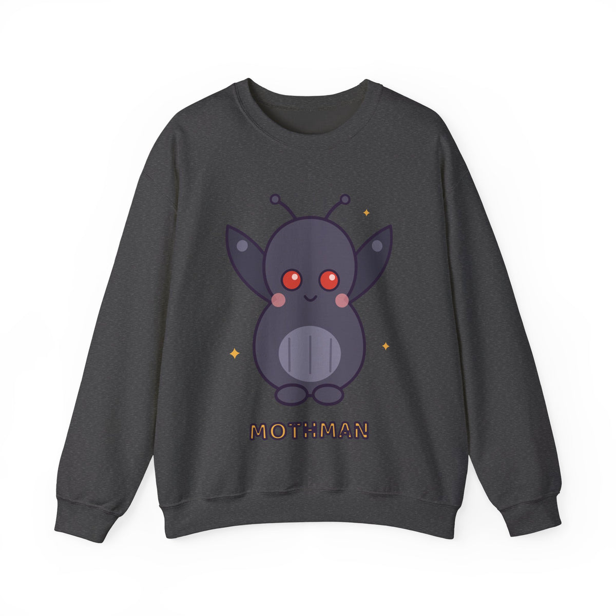 Cute Mothman Graphic Pullover Sweatshirt