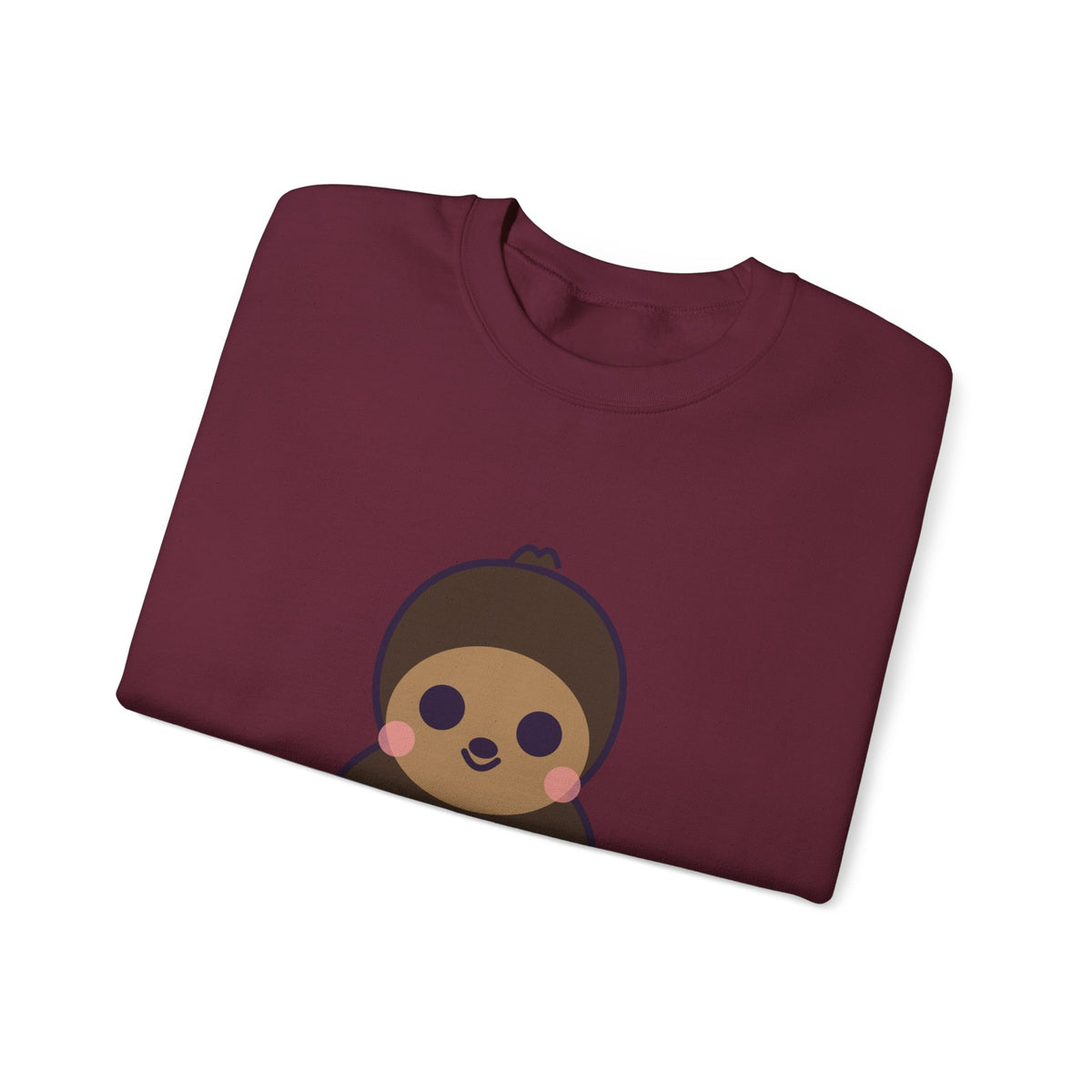 Cute Orang Mawas Unisex Graphic Pullover Sweatshirt
