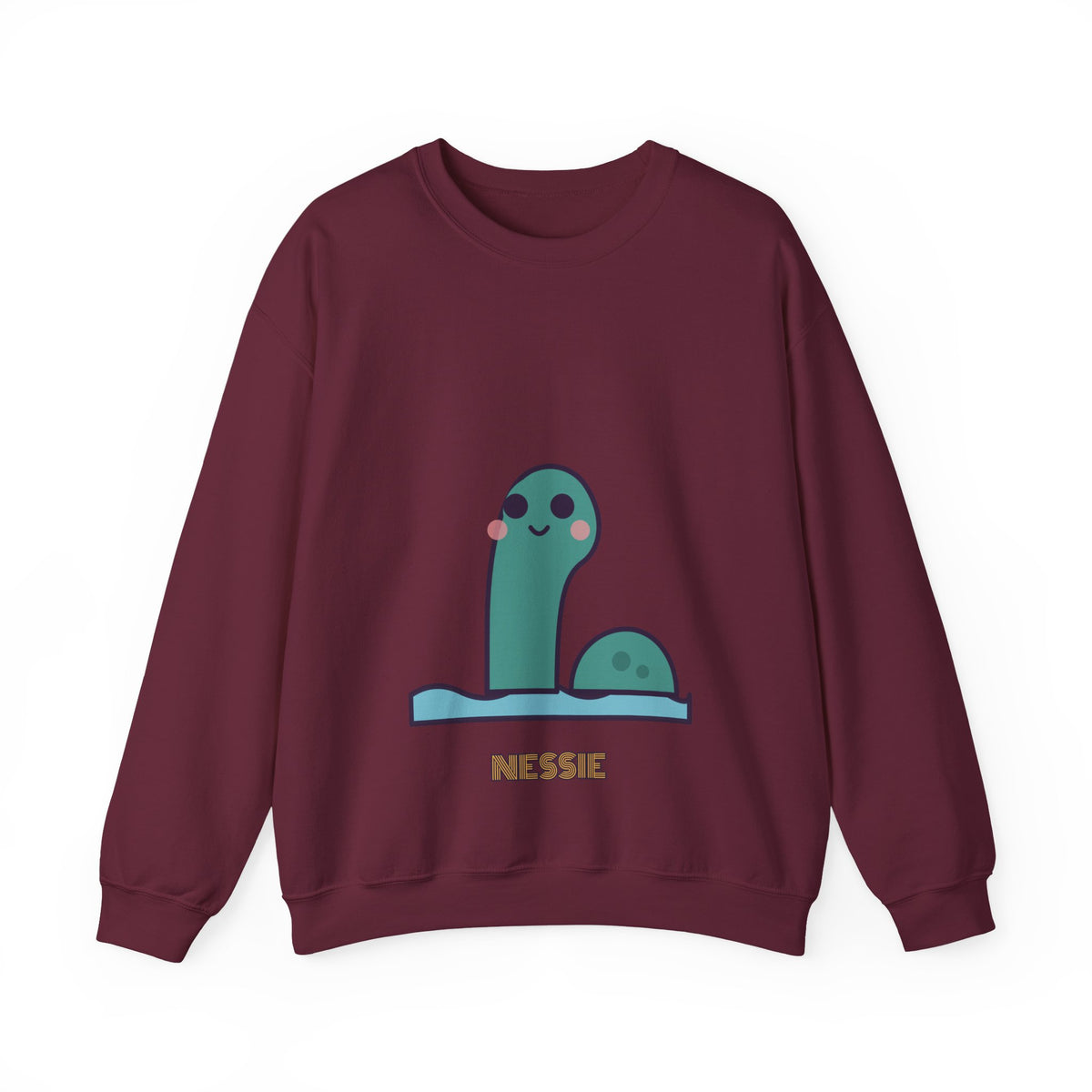 Cute Nessie Unisex Graphic Pullover Sweatshirt