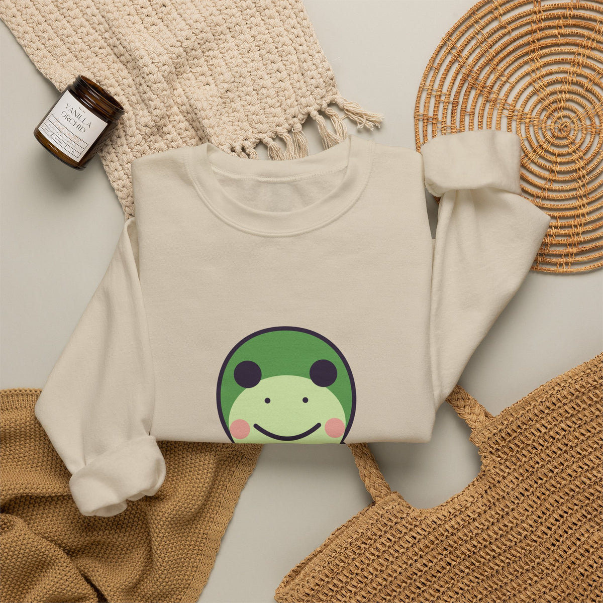 Cute Loveland Frogman Unisex Graphic Pullover Sweatshirt