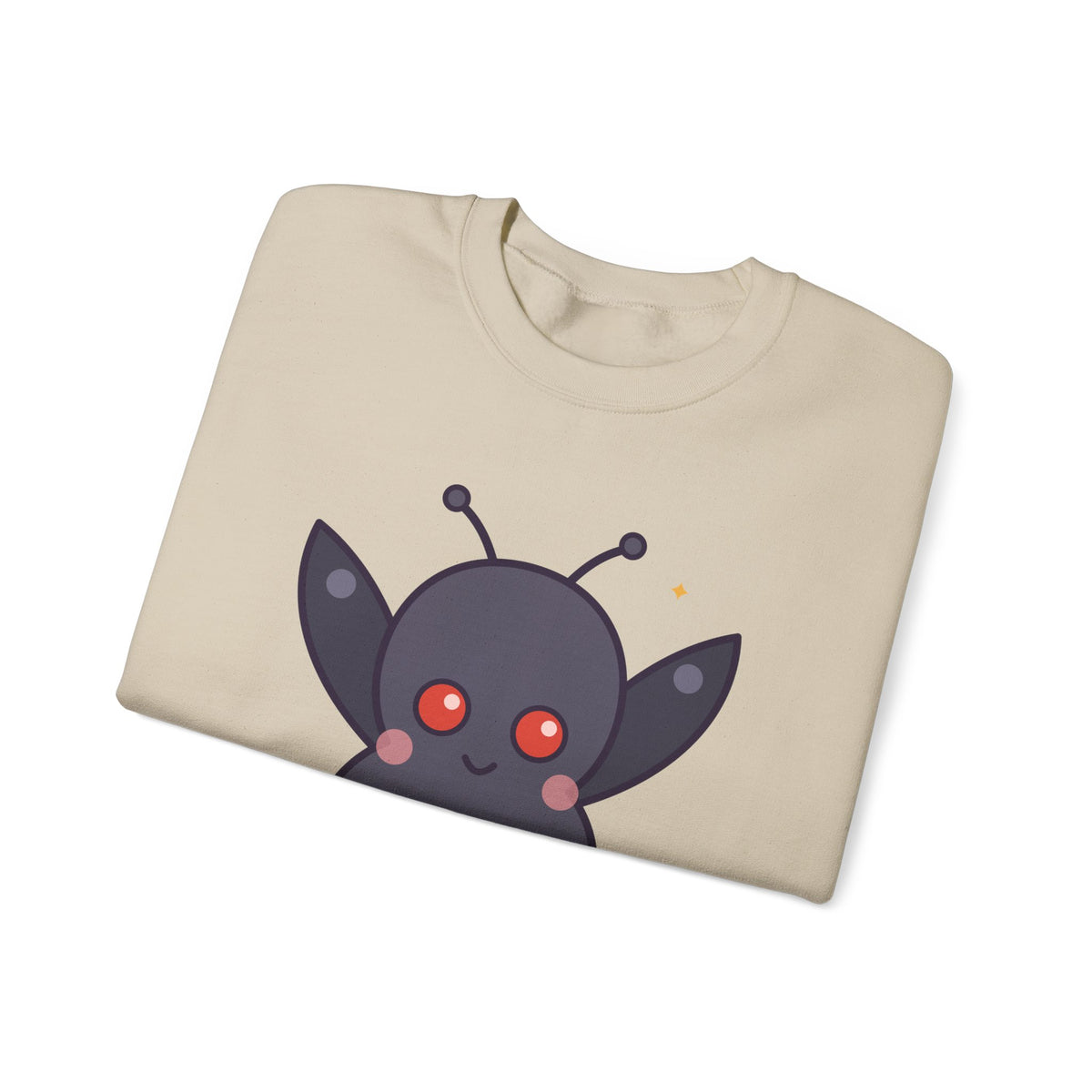 Cute Mothman Graphic Pullover Sweatshirt