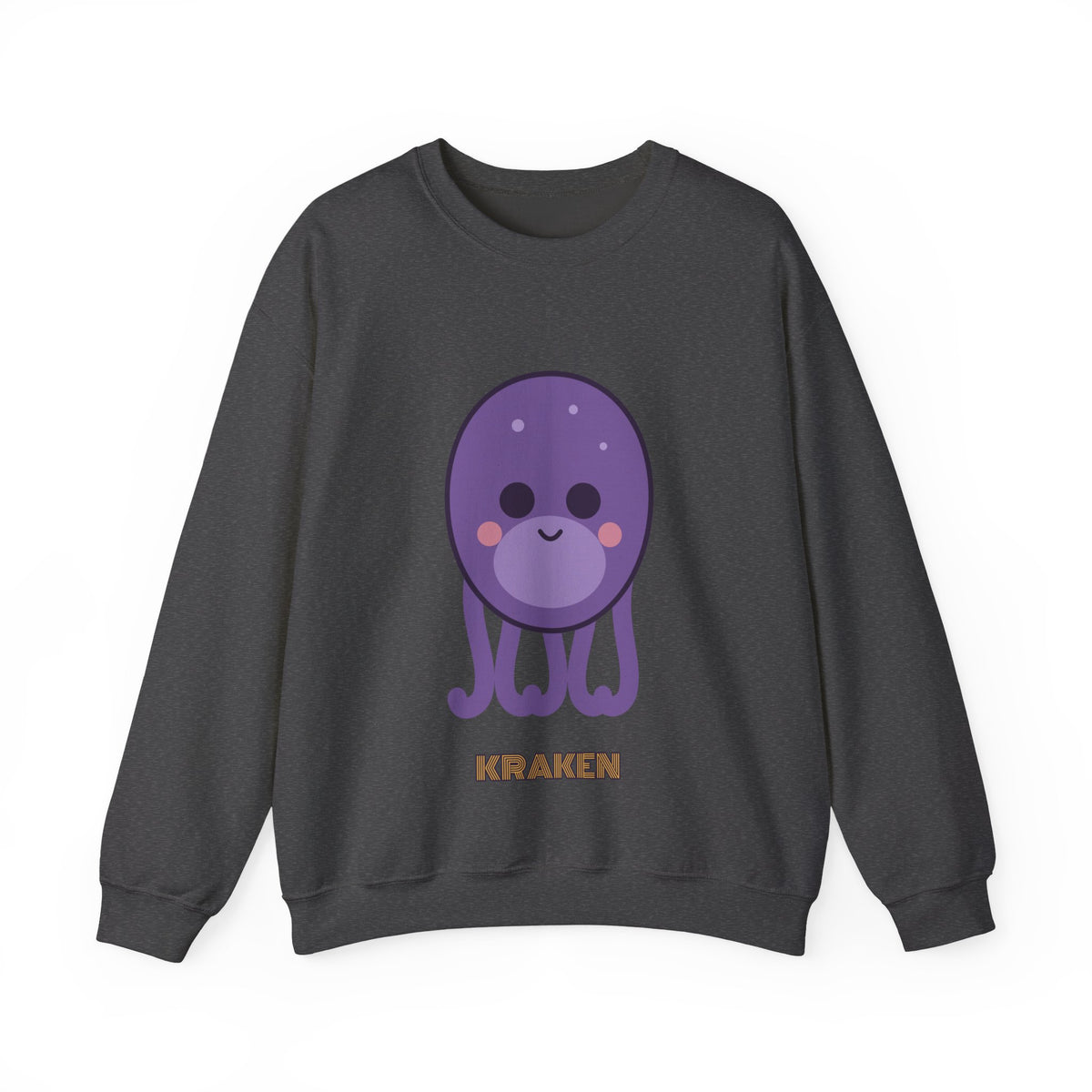 Cute Kraken Unisex Graphic Pullover Sweatshirt