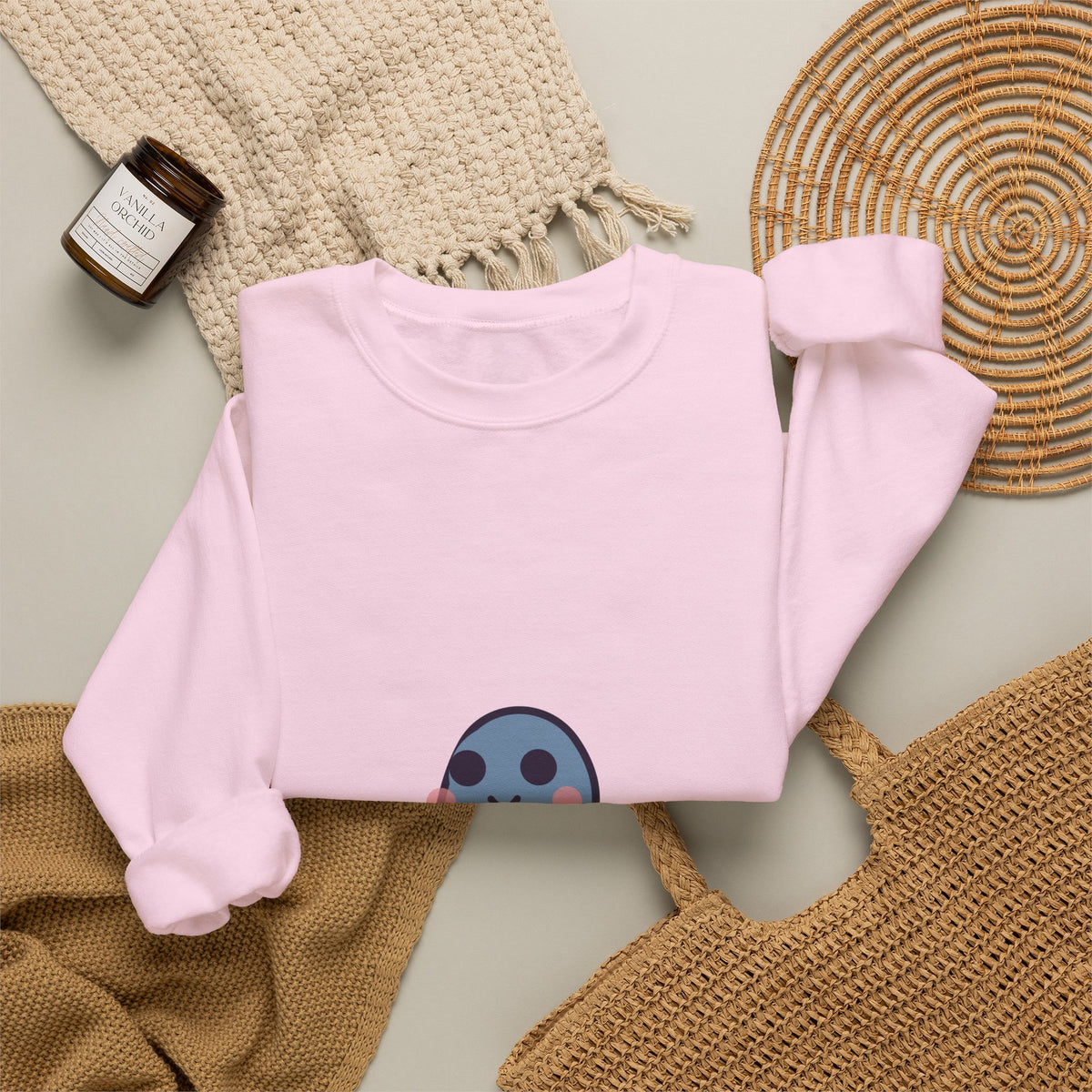 Cute Mokele Mbembe Unisex Graphic Pullover Sweatshirt
