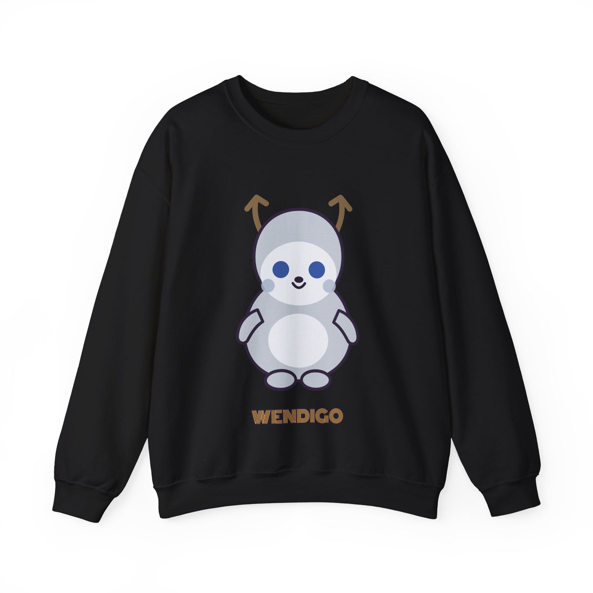 Cute Wendigo Unisex Graphic Pullover Sweatshirt